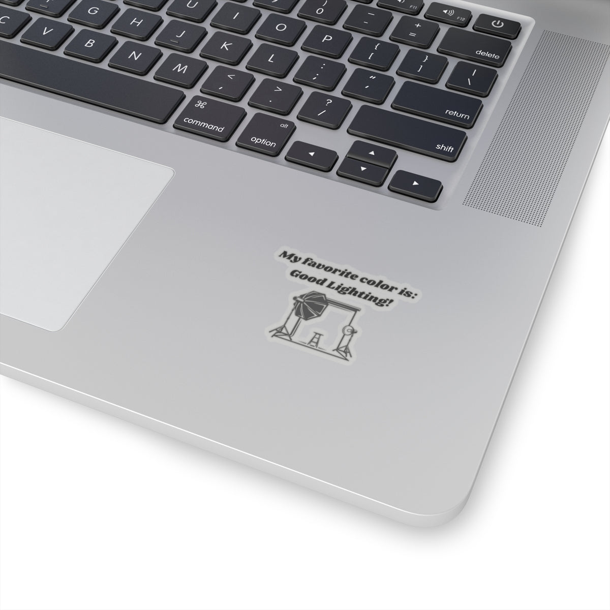 My Favorite Color is Good Lighting Kiss-Cut Stickers - Custom Vinyl Stickers for Creative Decor