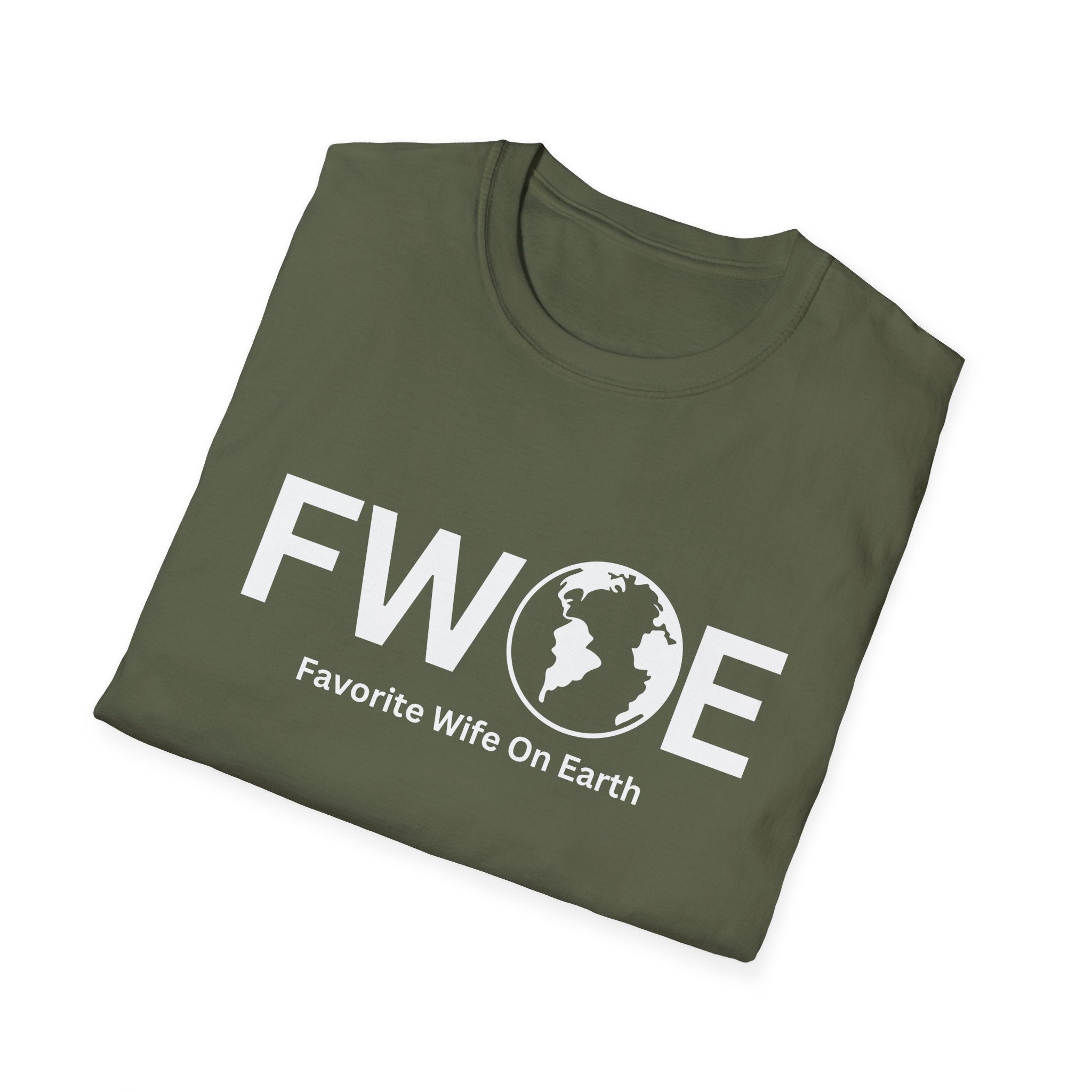 Favorite Wife On Earth (FWOE) - Unisex Soft-Style T-Shirt
