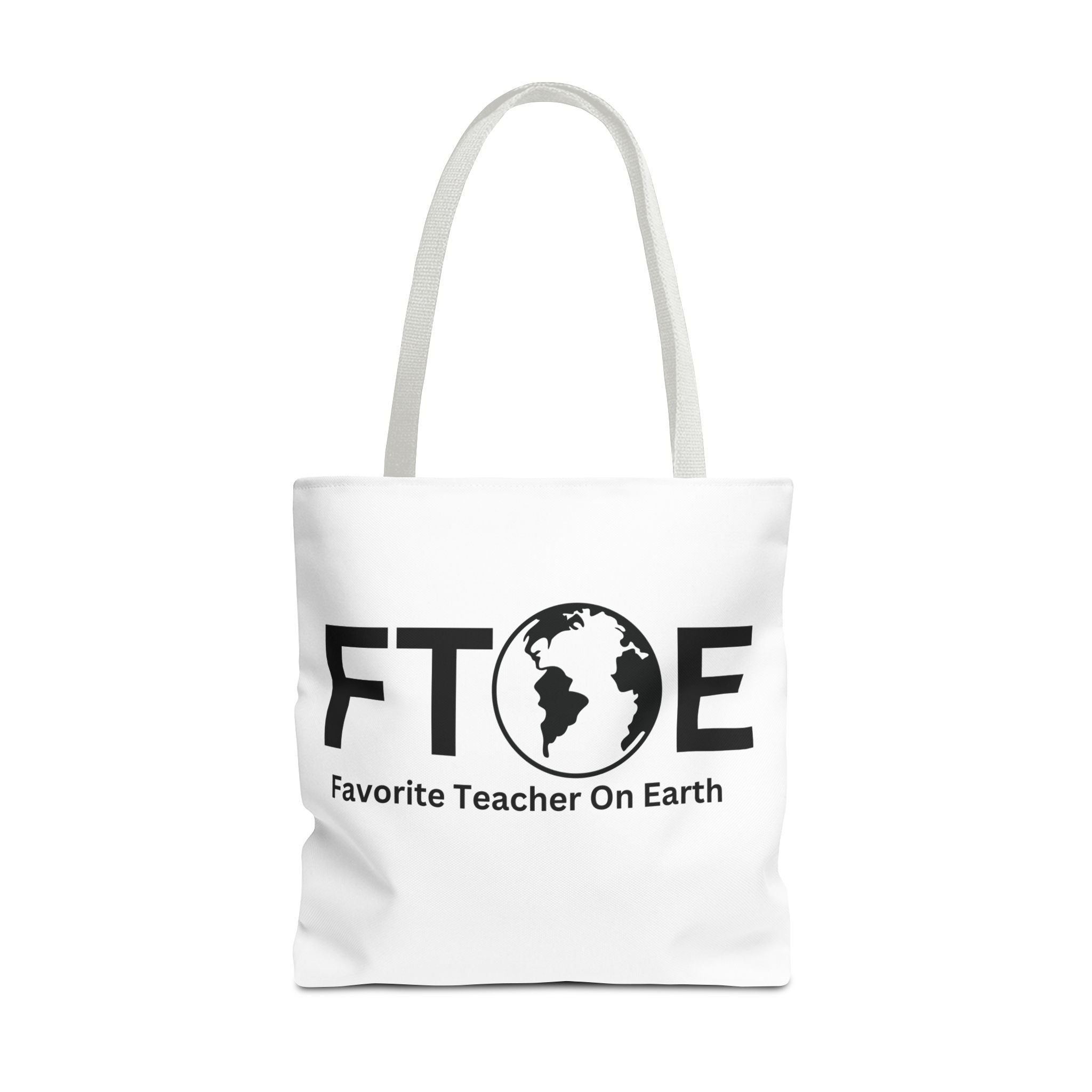 Favorite Teacher On Earth (FTOE) Tote Bag - Custom Printed Stylish and Functional Tote