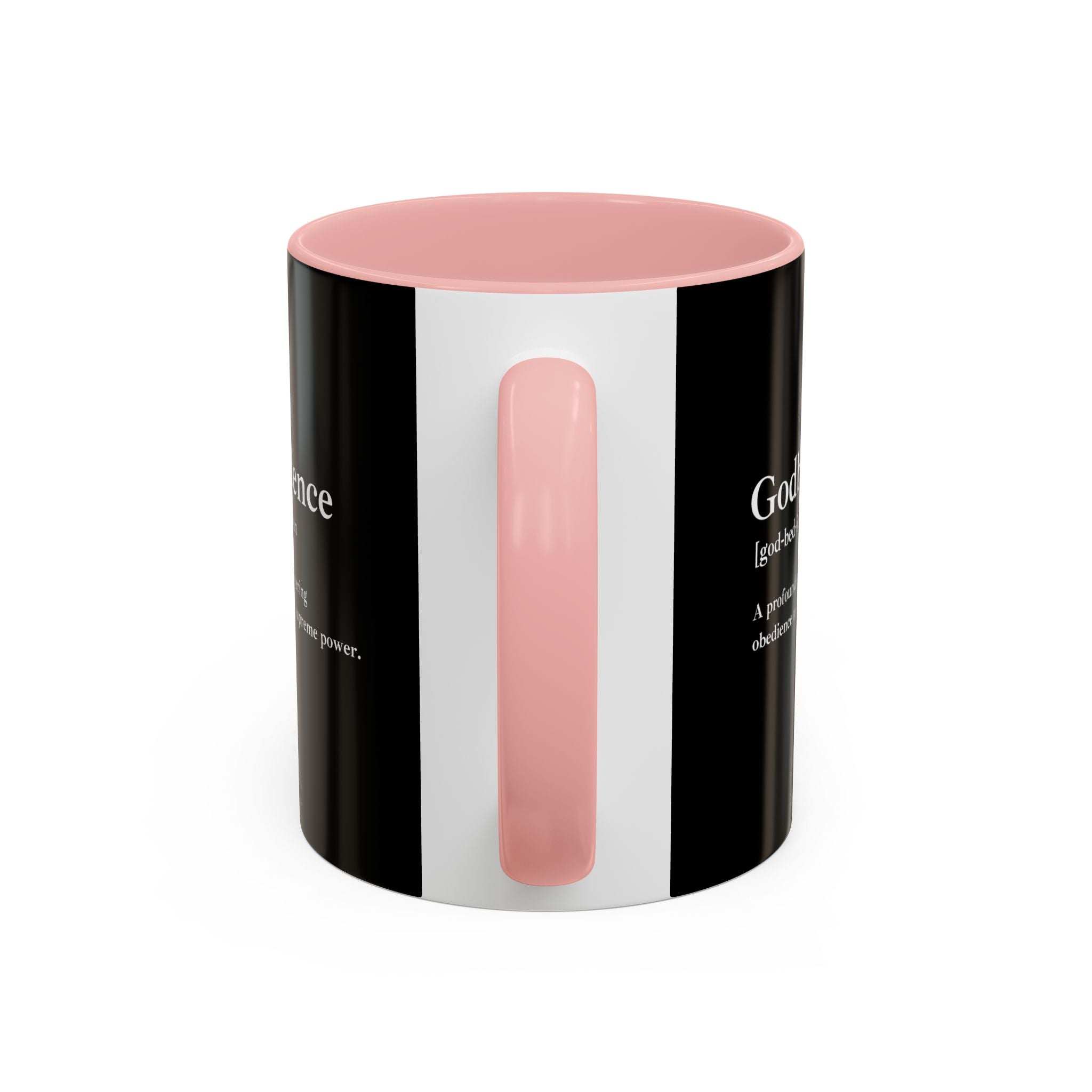 Godbedience Accent Coffee Mug (11, 15oz)