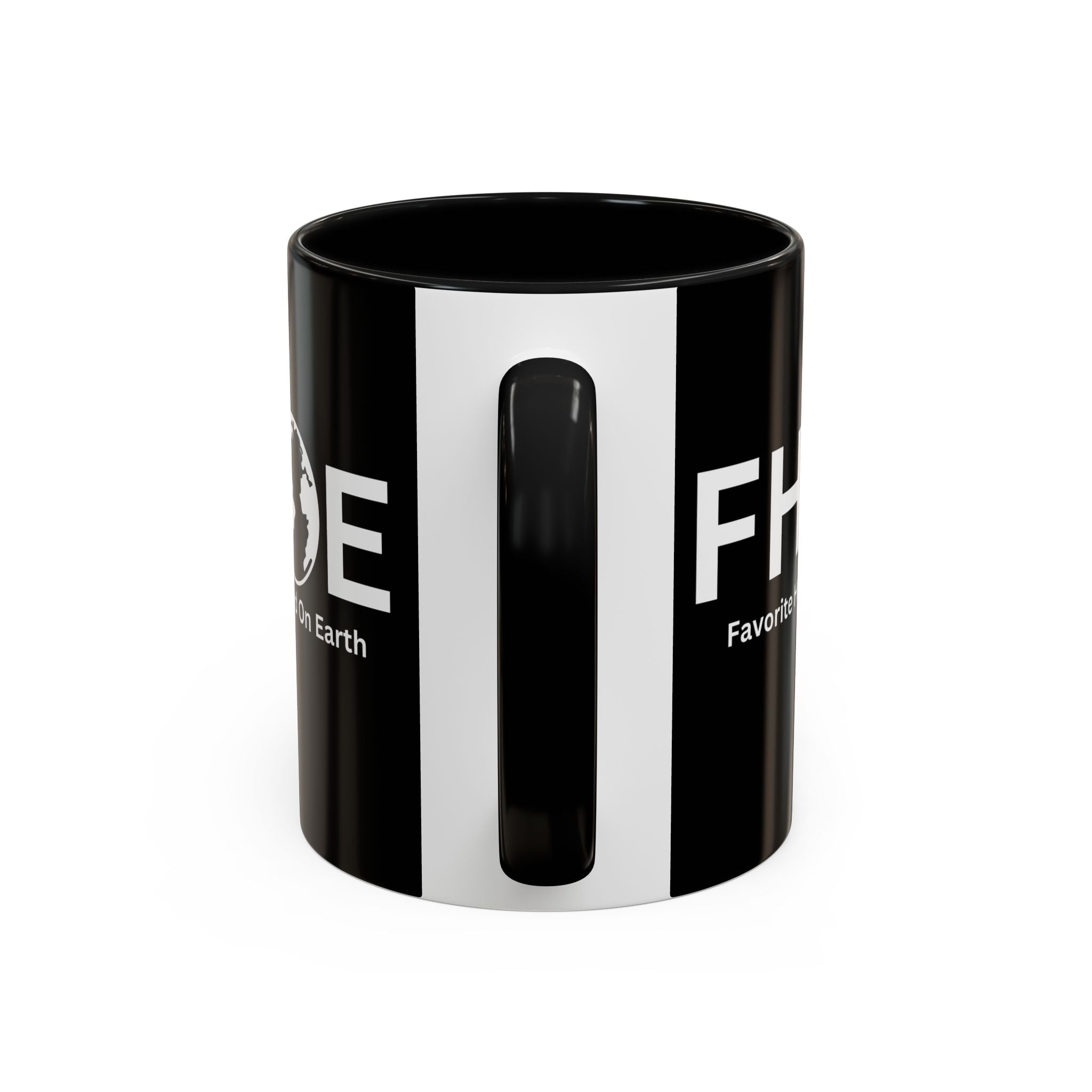 Favorite Husband On Earth (FHOE) Accent Coffee Mug (11oz, 15oz)