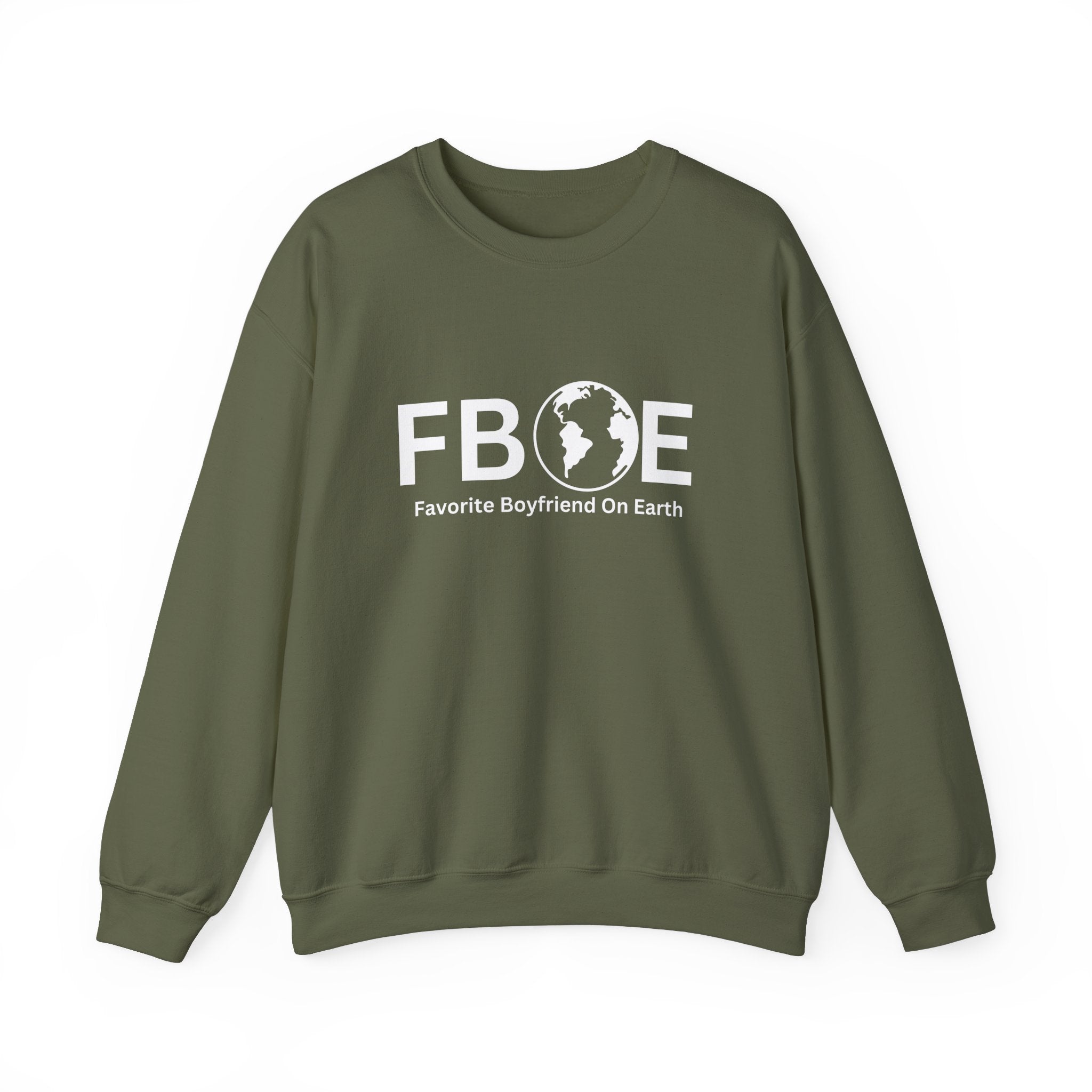 Favorite Boyfriend On Earth (FBOE) Unisex Heavy Blend™ Crewneck Sweatshirt – Cozy Cotton-Polyester Blend