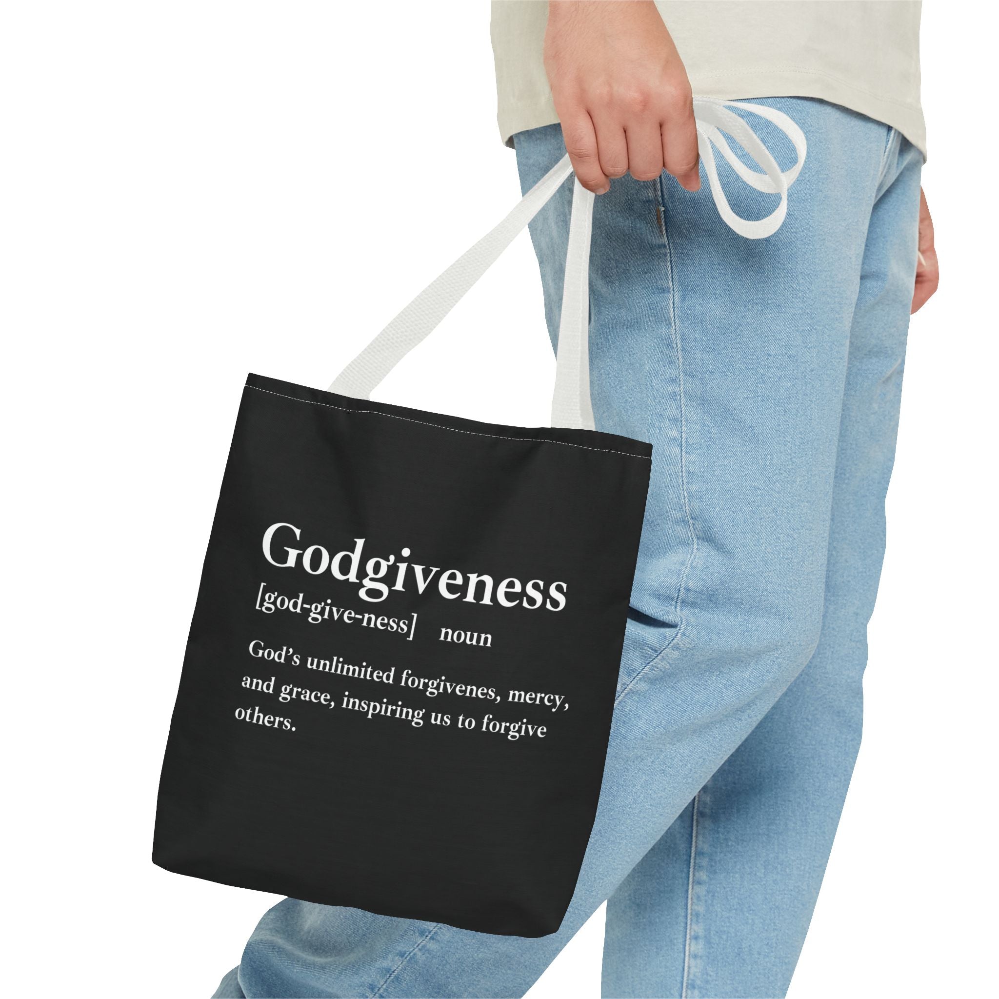 Godgiveness Tote Bag - Custom Printed Stylish and Functional Tote