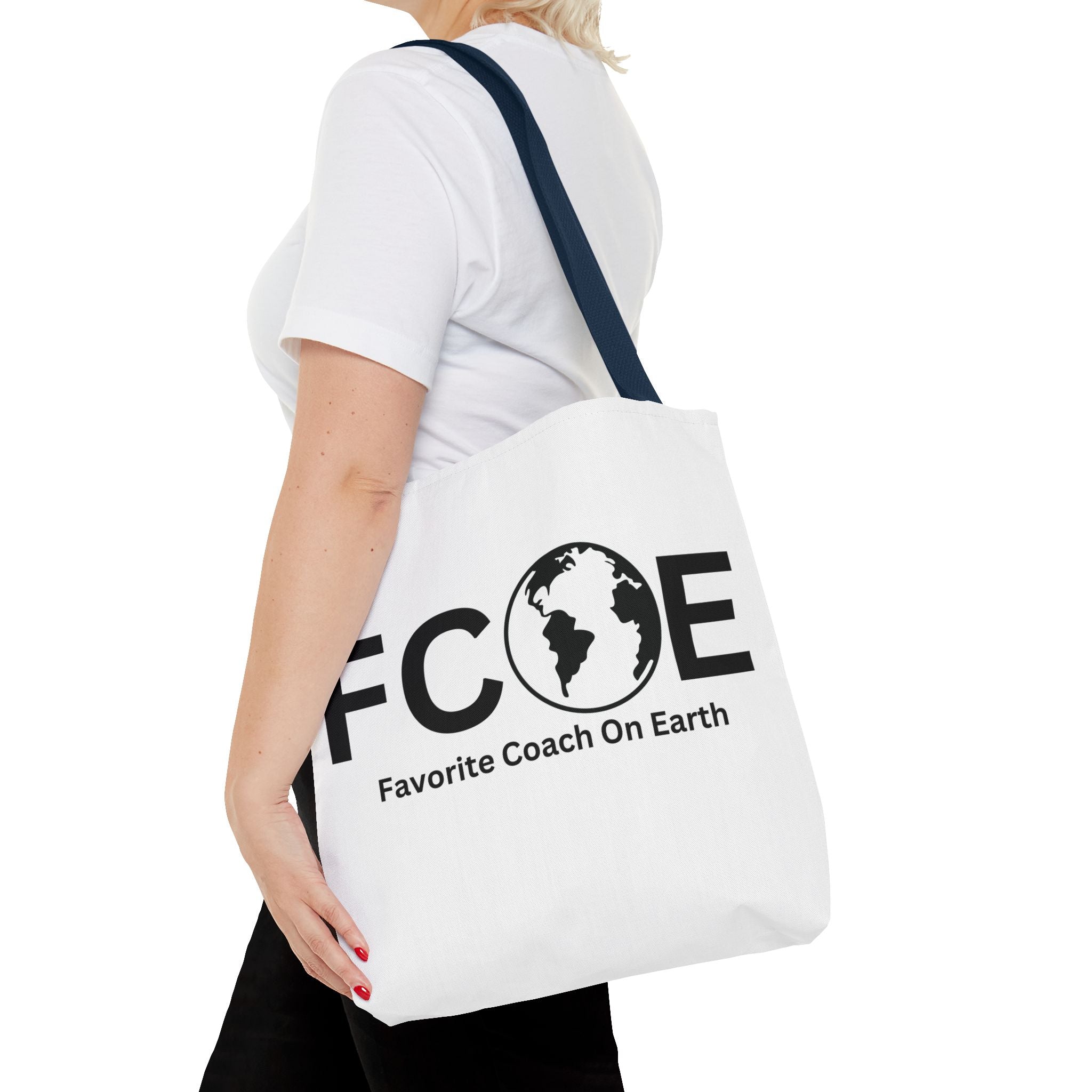 Favorite Coach On Earth (FCOE) Tote Bag - Custom Printed Stylish and Functional Tote