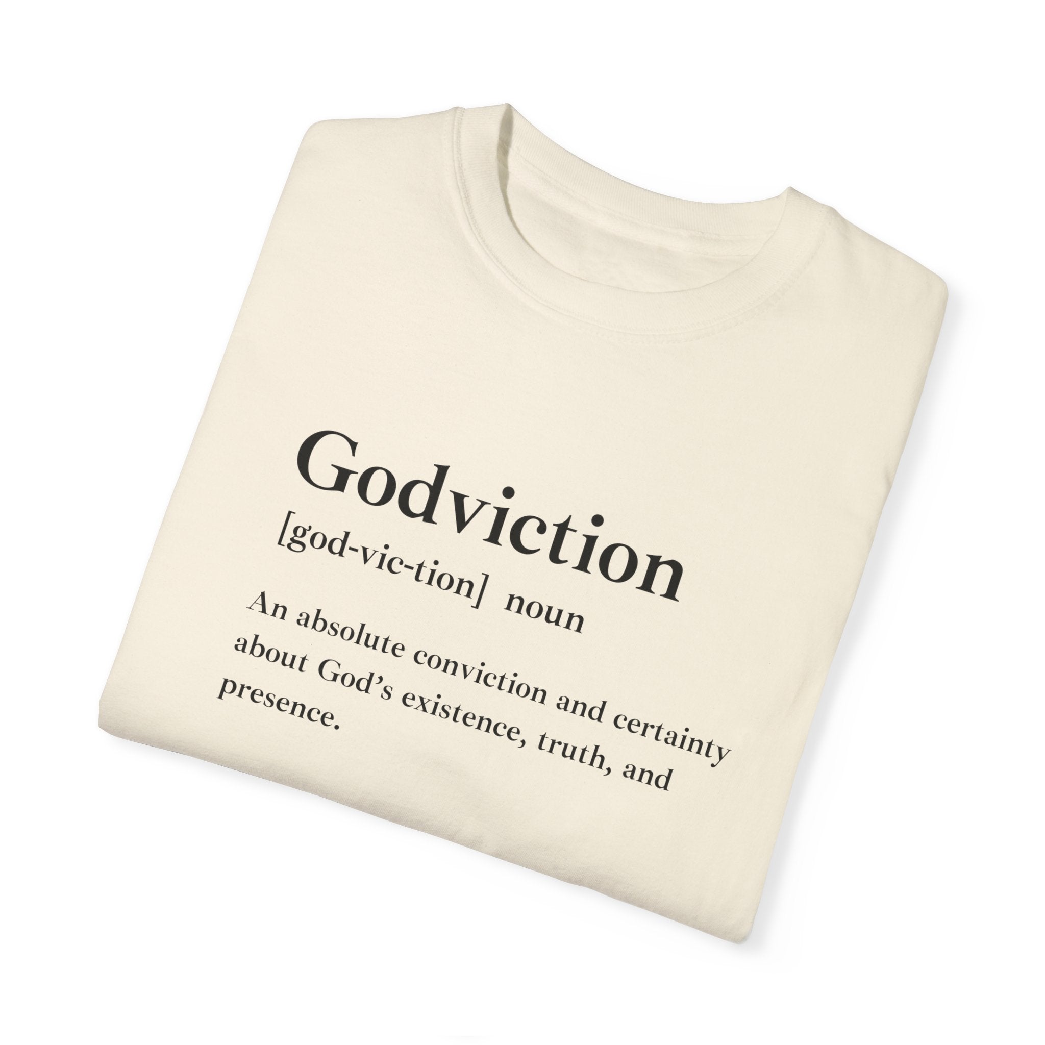 Godviction Unisex Garment-Dyed T-Shirt – Comfort Colors 1717