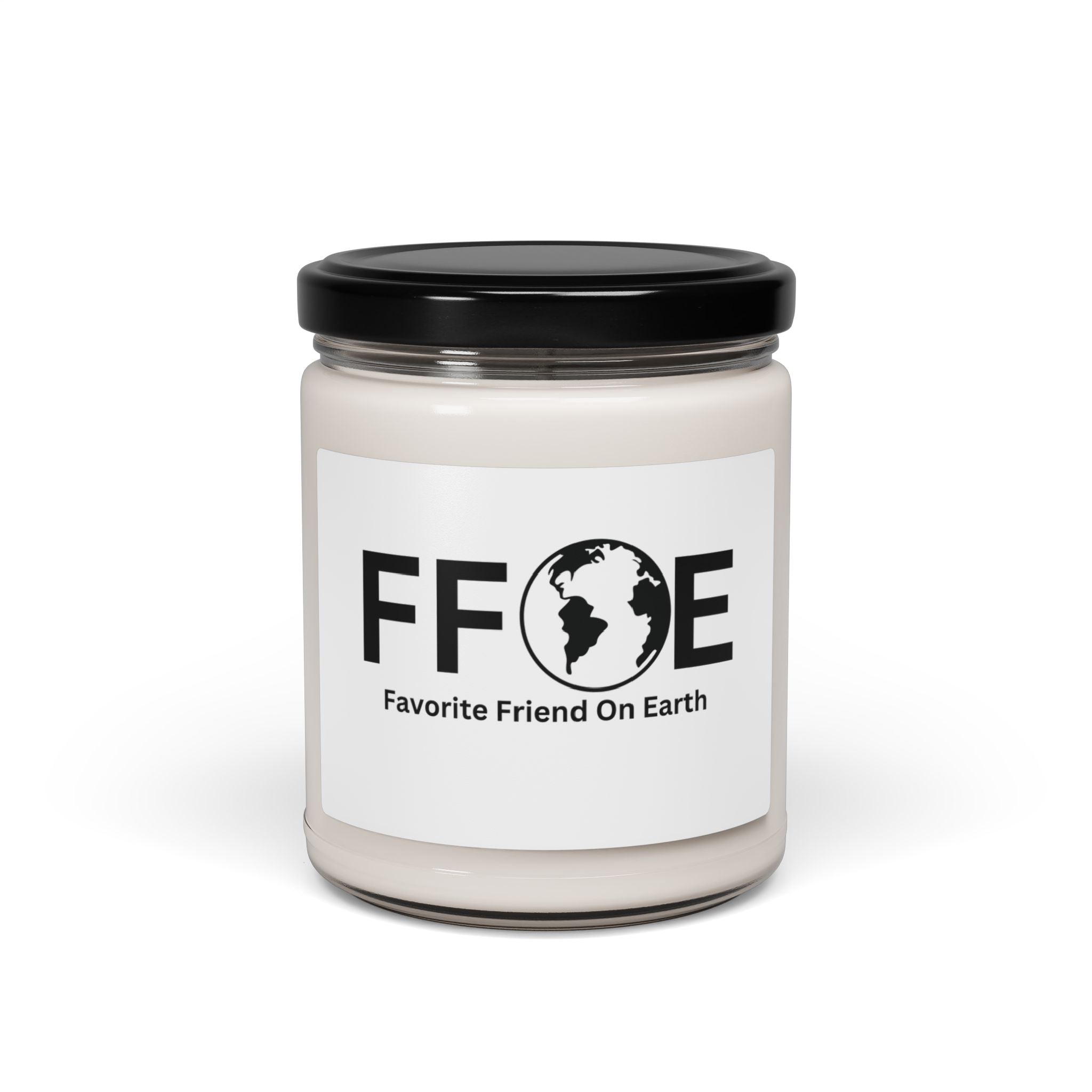 Favorite Friend On Earth (FFOE) Scented Soy Candle - 9oz Natural Wax Candle with Custom Label