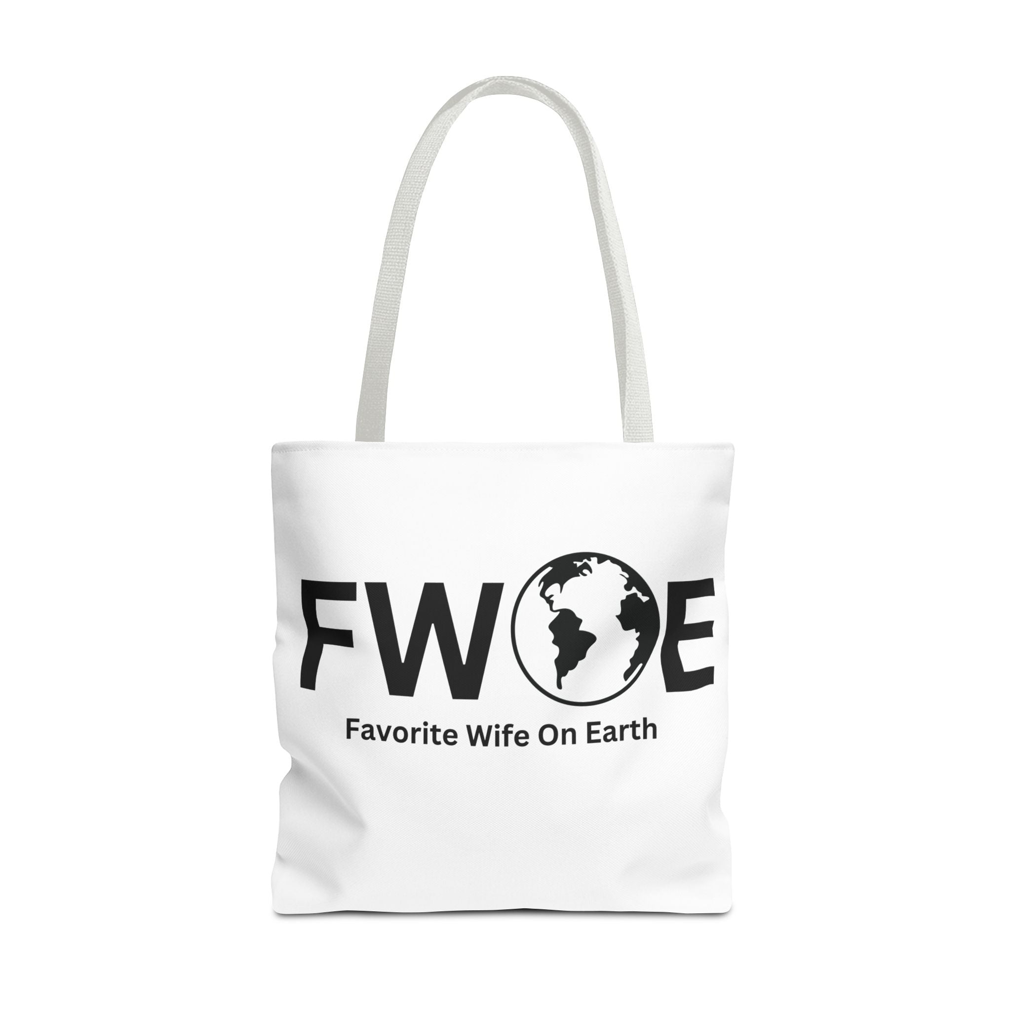 Favorite Wife On Earth (FWOE) Tote Bag - Custom Printed Stylish and Functional Tote