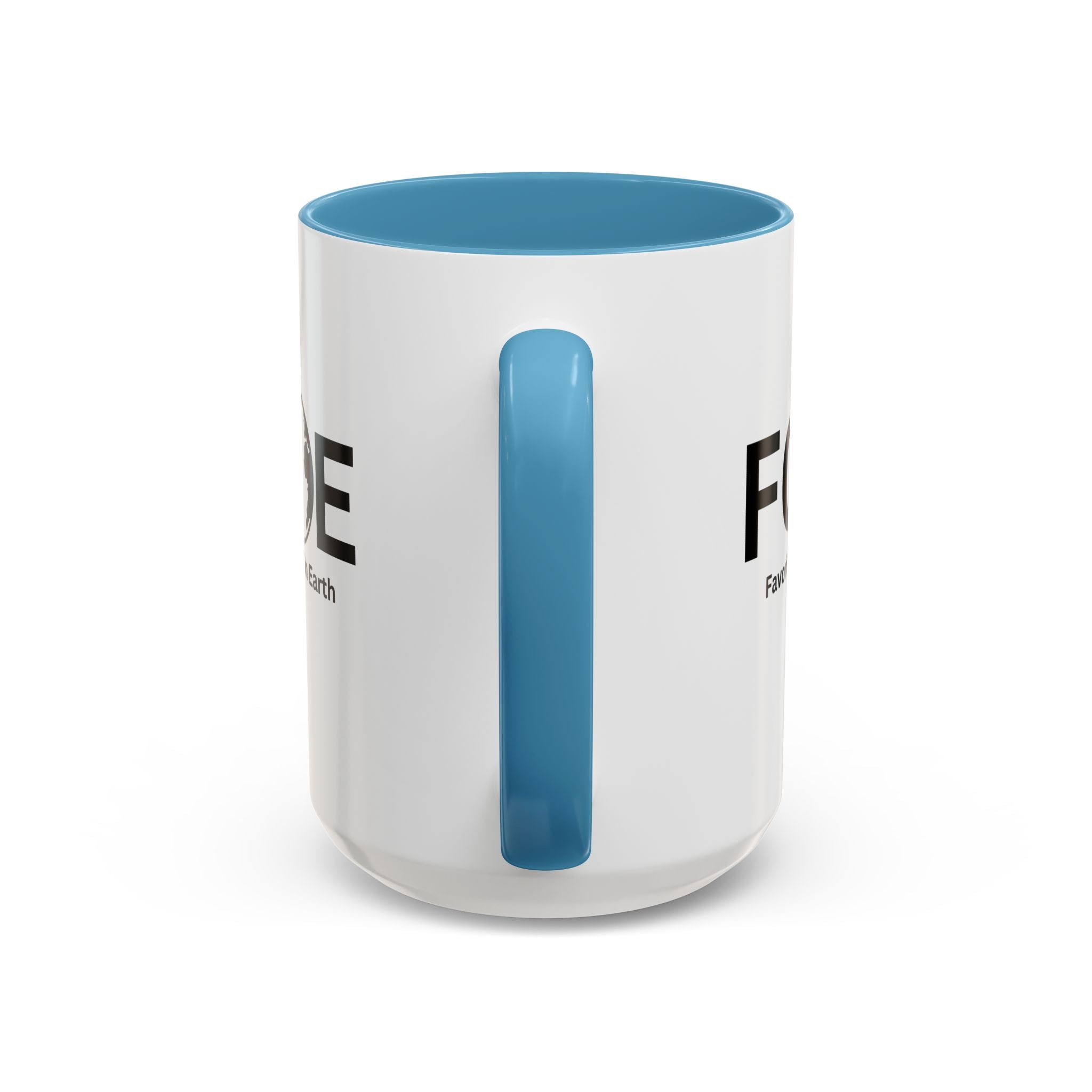 Favorite Cousin On Earth (FCOE) Accent Coffee Mug (11oz, 15oz)