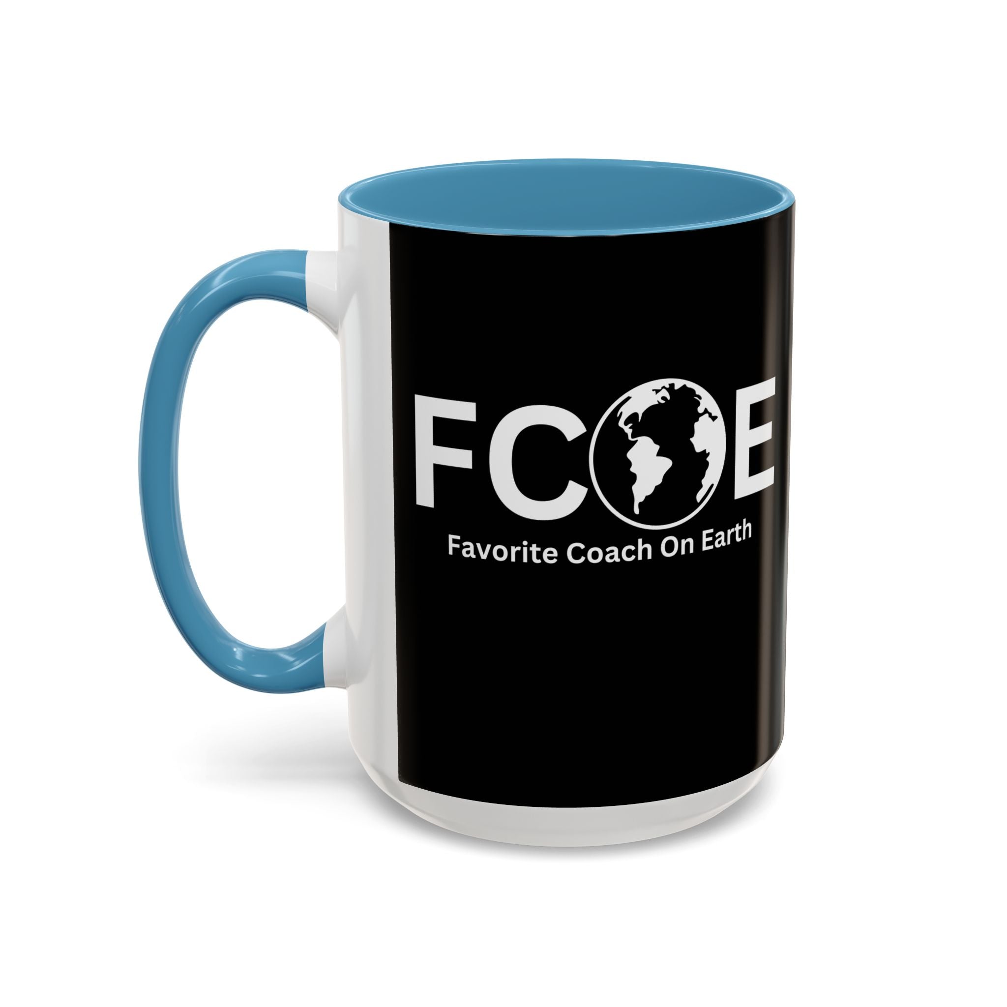 Favorite Coach On Earth (FCOE) Accent Coffee Mug (11oz, 15oz)