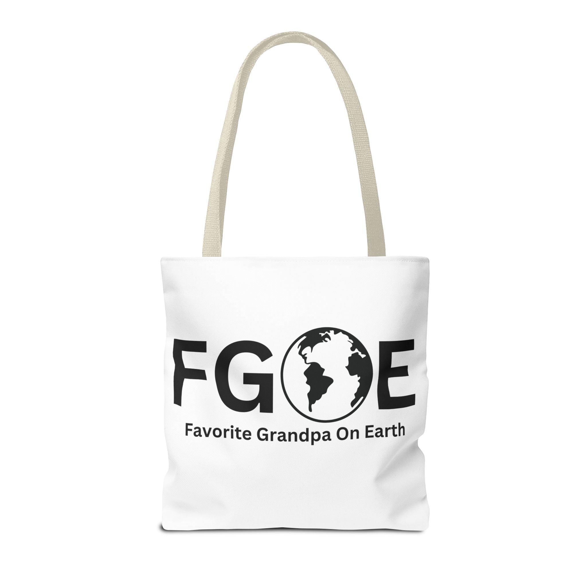 Favorite Grandpa On Earth (FGOE) Tote Bag - Custom Printed Stylish and Functional Tote