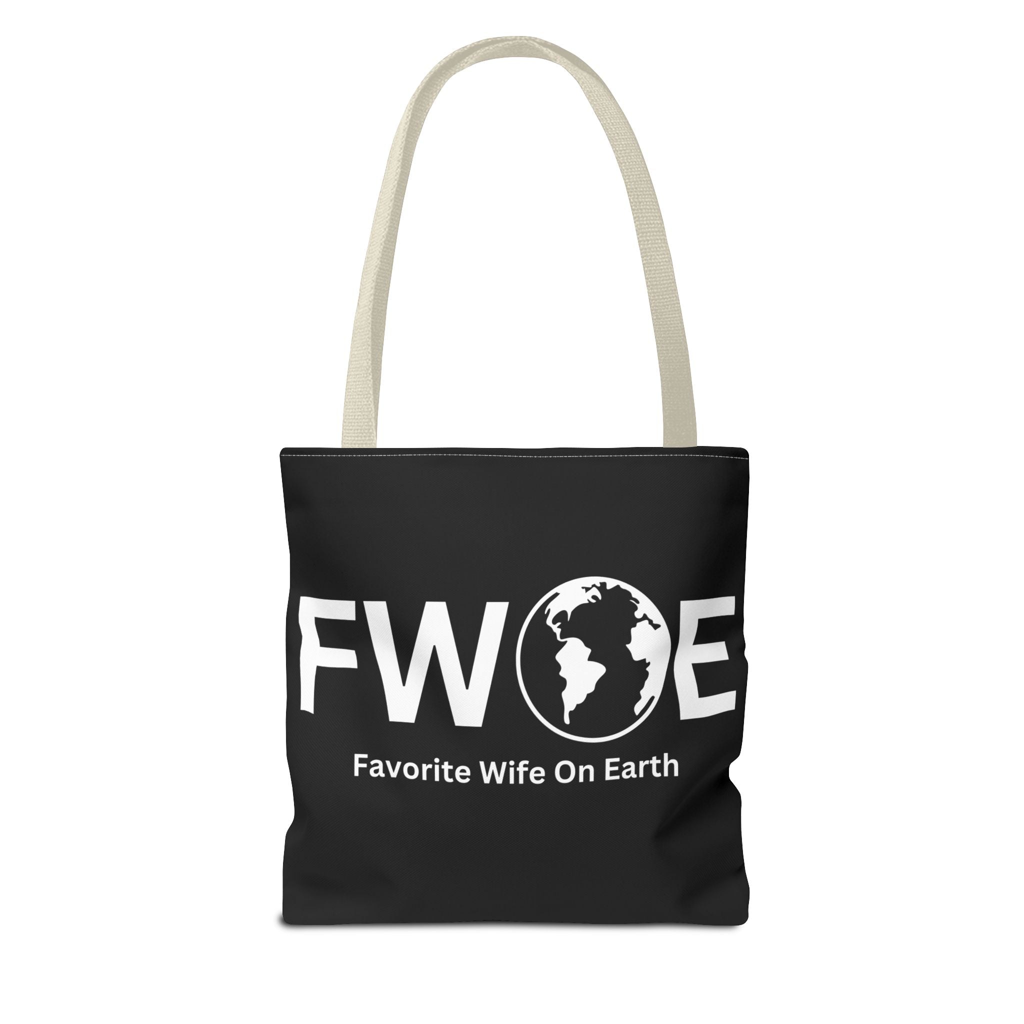 Favorite Wife On Earth (FWOE) Tote Bag - Custom Printed Stylish and Functional Tote