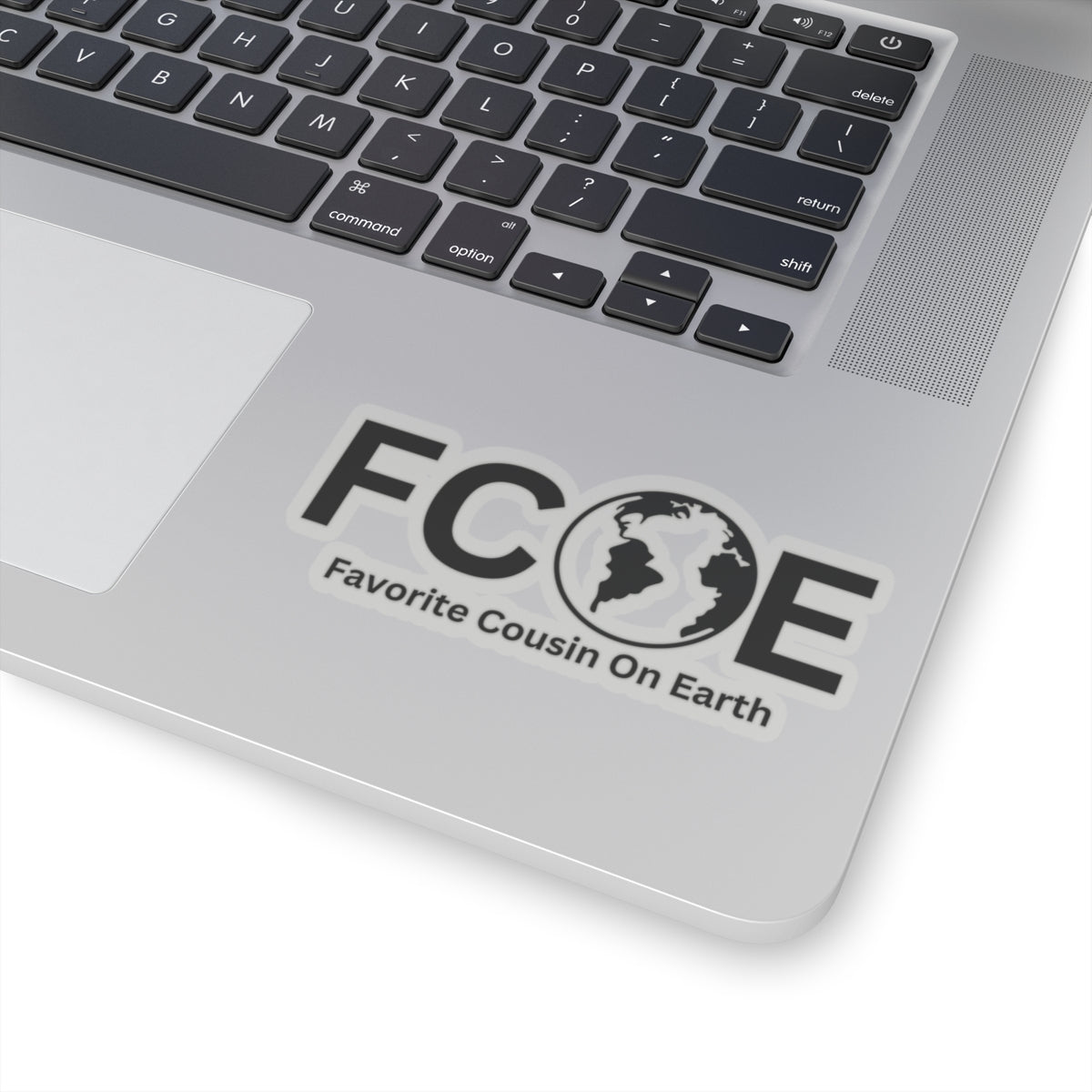 Favorite Cousin On Earth (FCOE) Kiss-Cut Stickers - Custom Vinyl Stickers for Creative Decor