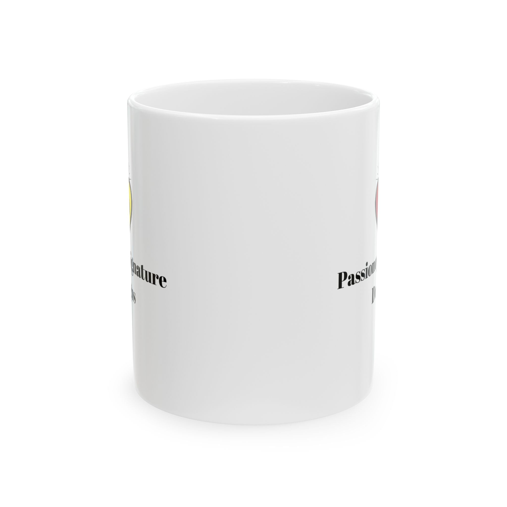 Passionoy Signature Designs Logo Accent Coffee Mug (11oz, 15oz)