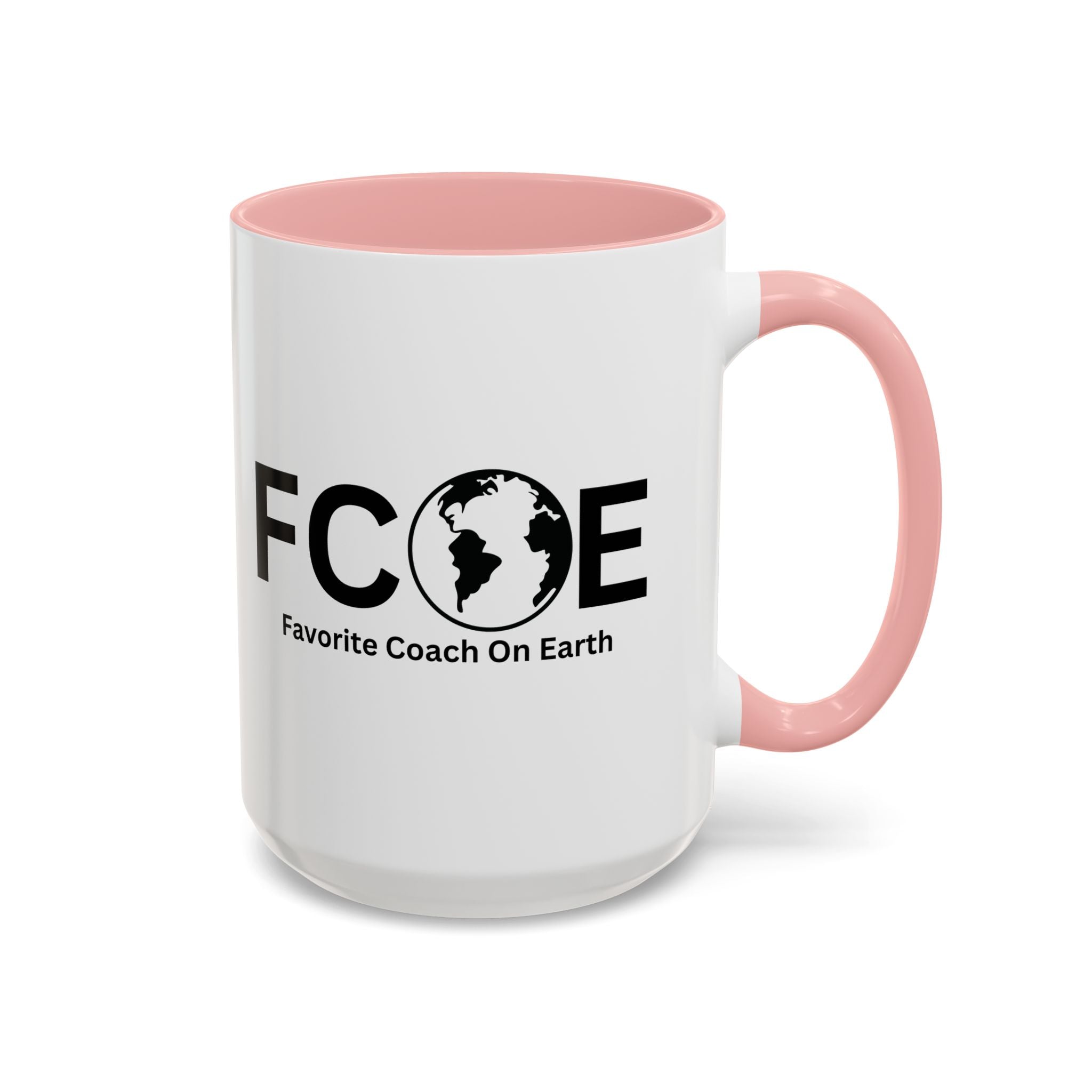 Favorite Coach On Earth (FCOE) Accent Coffee Mug (11oz, 15oz)
