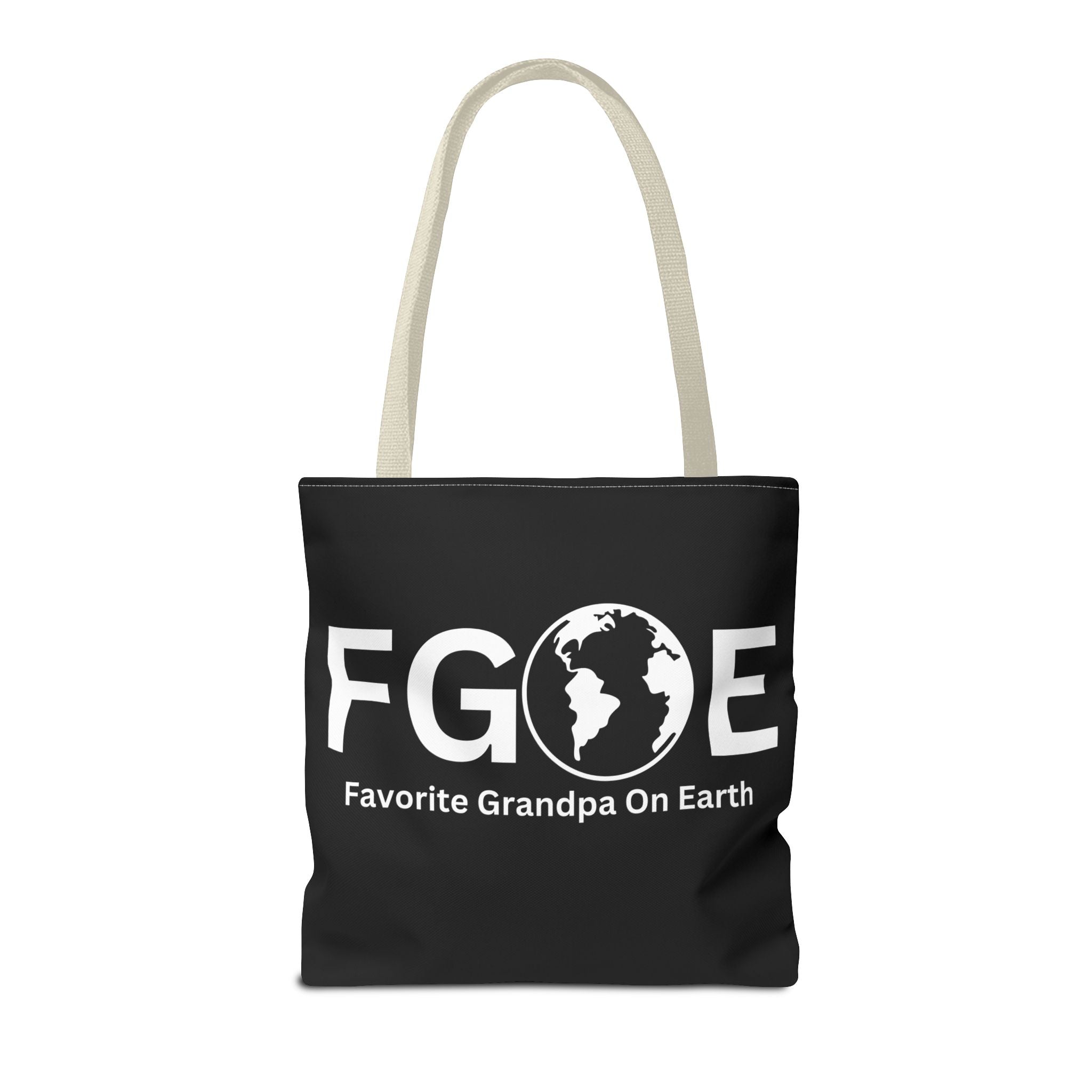 Favorite Grandpa On Earth (FGOE) Tote Bag - Custom Printed Stylish and Functional Tote