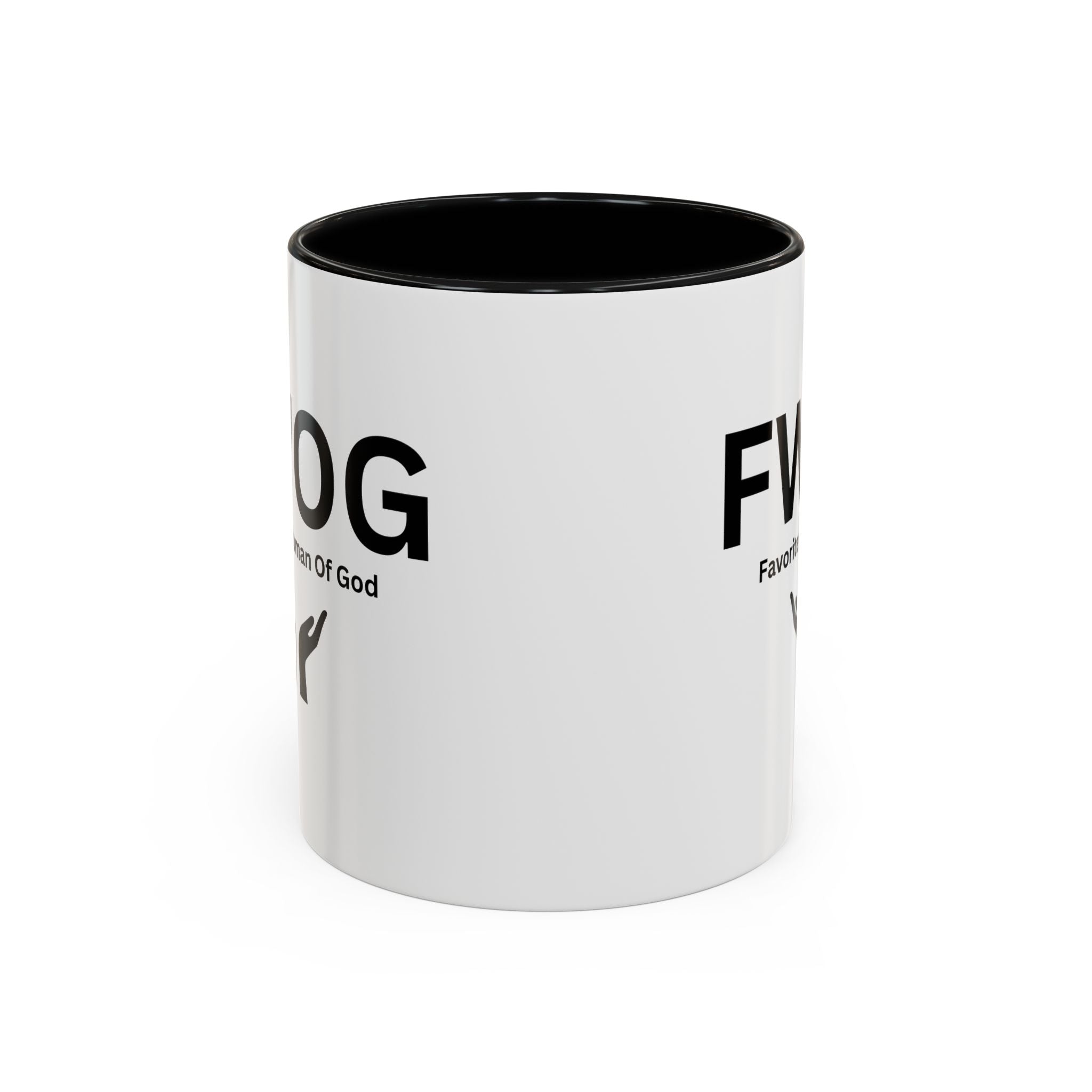 Favorite Woman of God (FWOG) Accent Coffee Mug (11, 15oz)