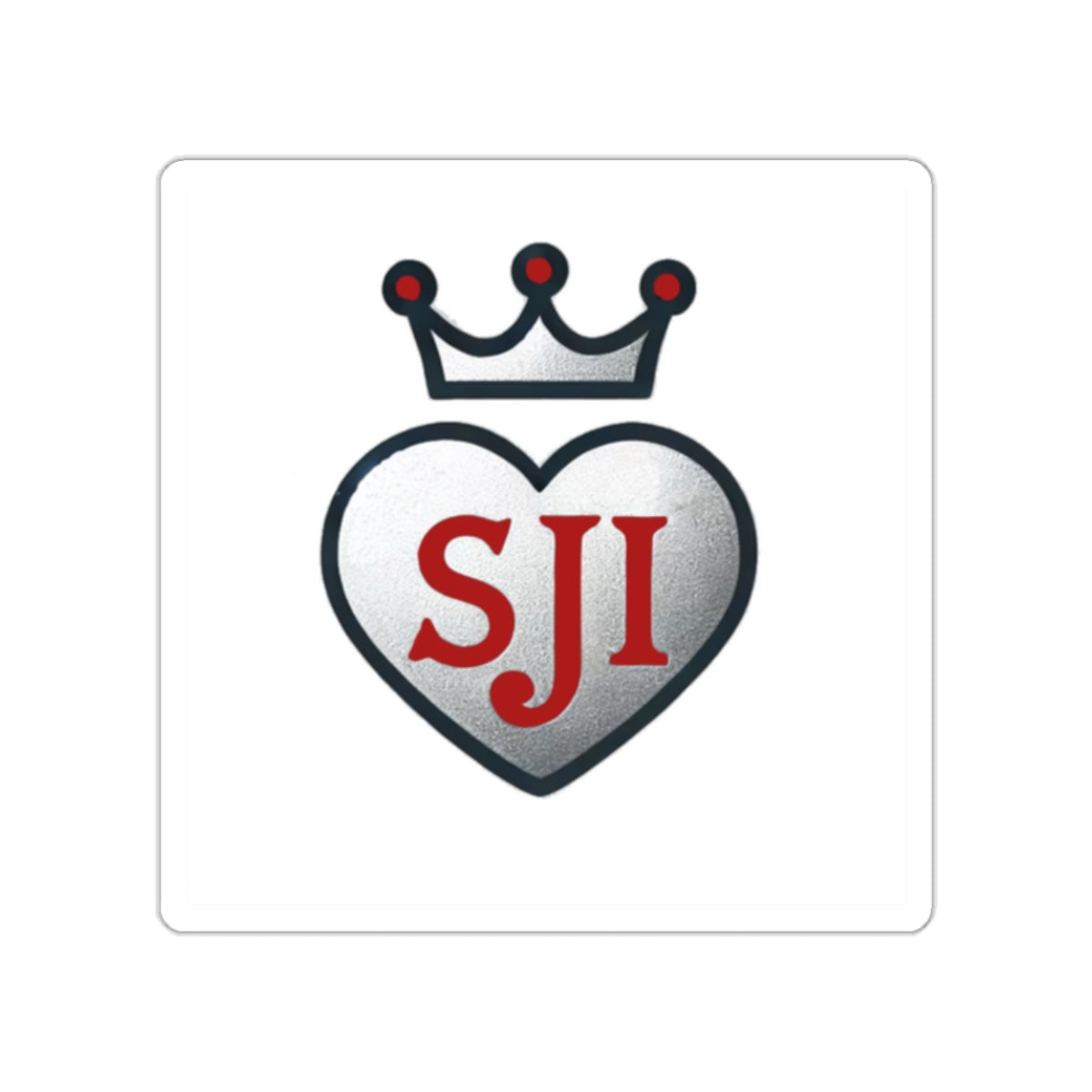 Senior Joy Initiative Logo Kiss-Cut Stickers - Custom Vinyl Stickers for Creative Decor