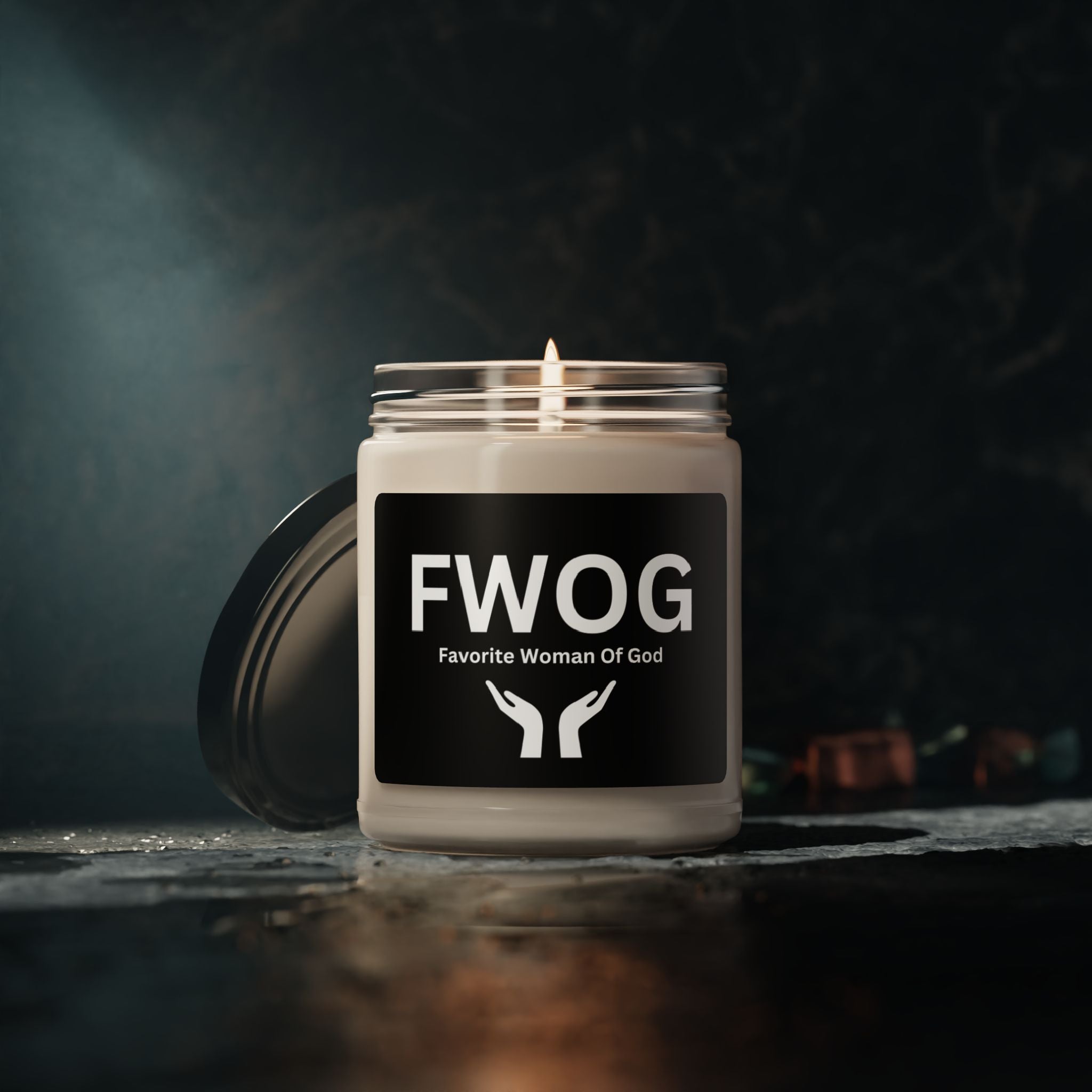 Favorite Woman of God (FWOG) Scented Soy Candle - 9oz Natural Wax Candle with Custom Label