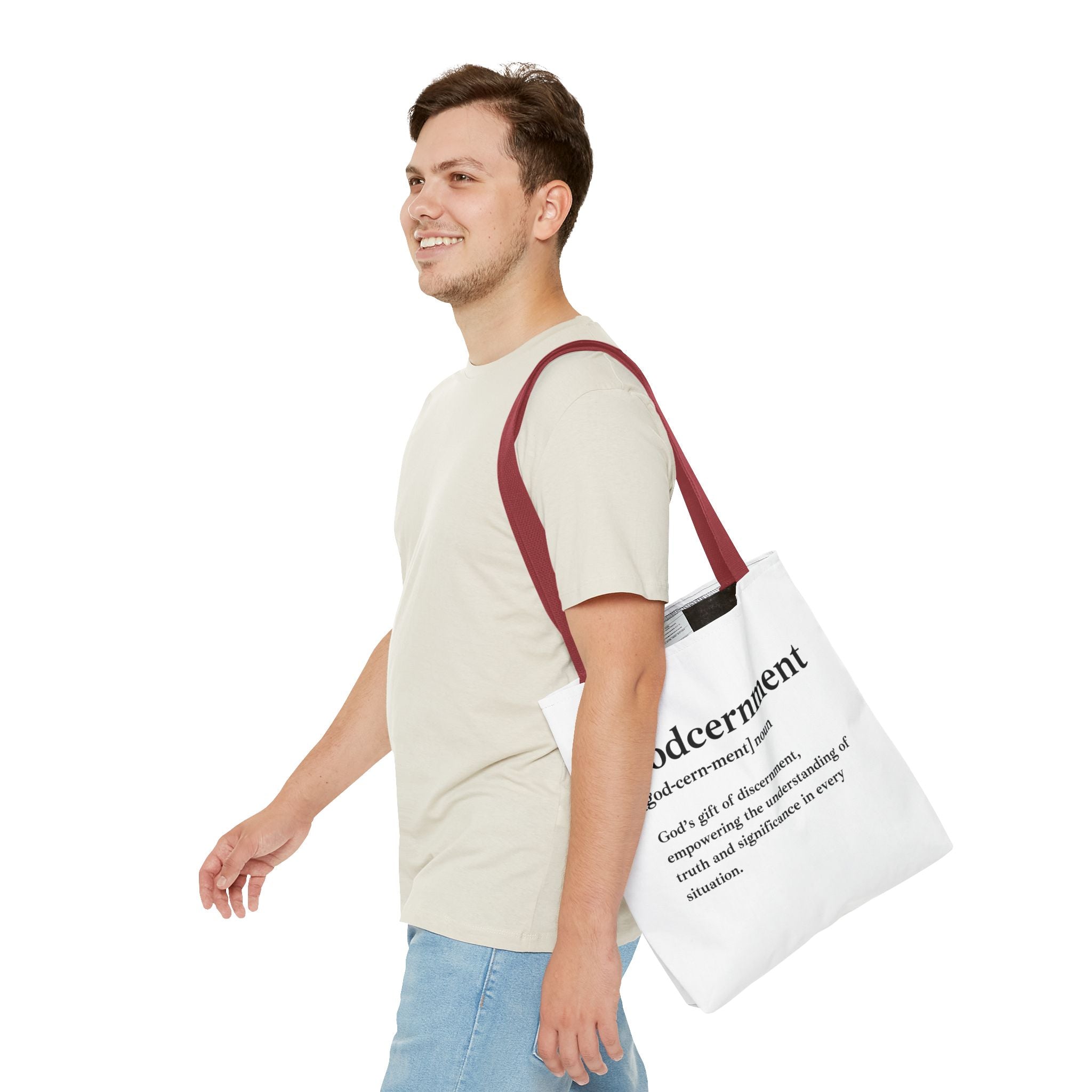 Godcernment Tote Bag - Custom Printed Stylish and Functional Tote