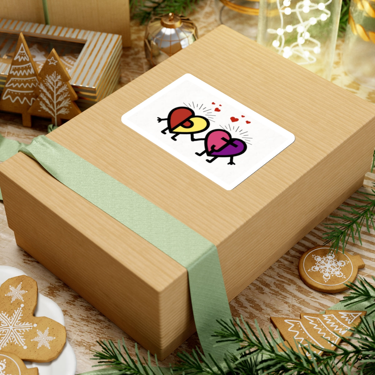 PJ & Joy Passionoy Mascots Kiss-Cut Stickers - Custom Vinyl Stickers for Creative Decor