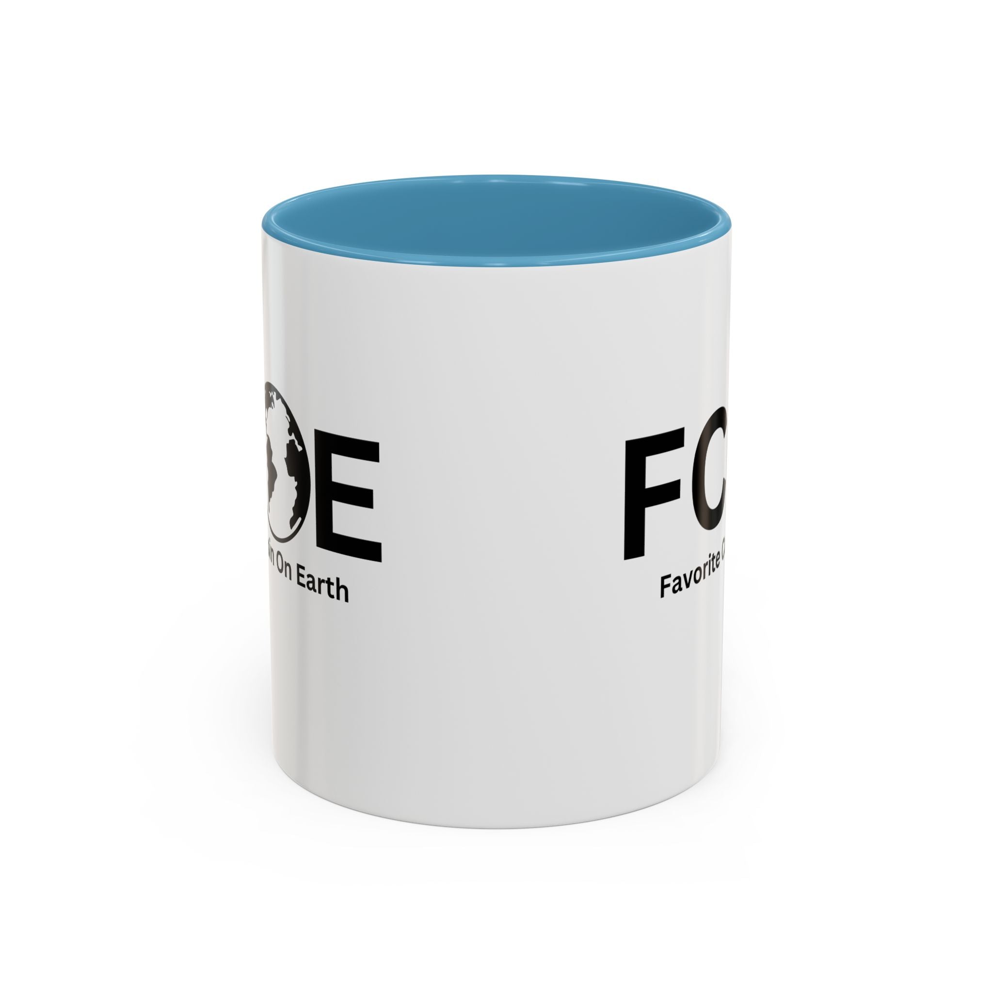 Favorite Cousin On Earth (FCOE) Accent Coffee Mug (11oz, 15oz)