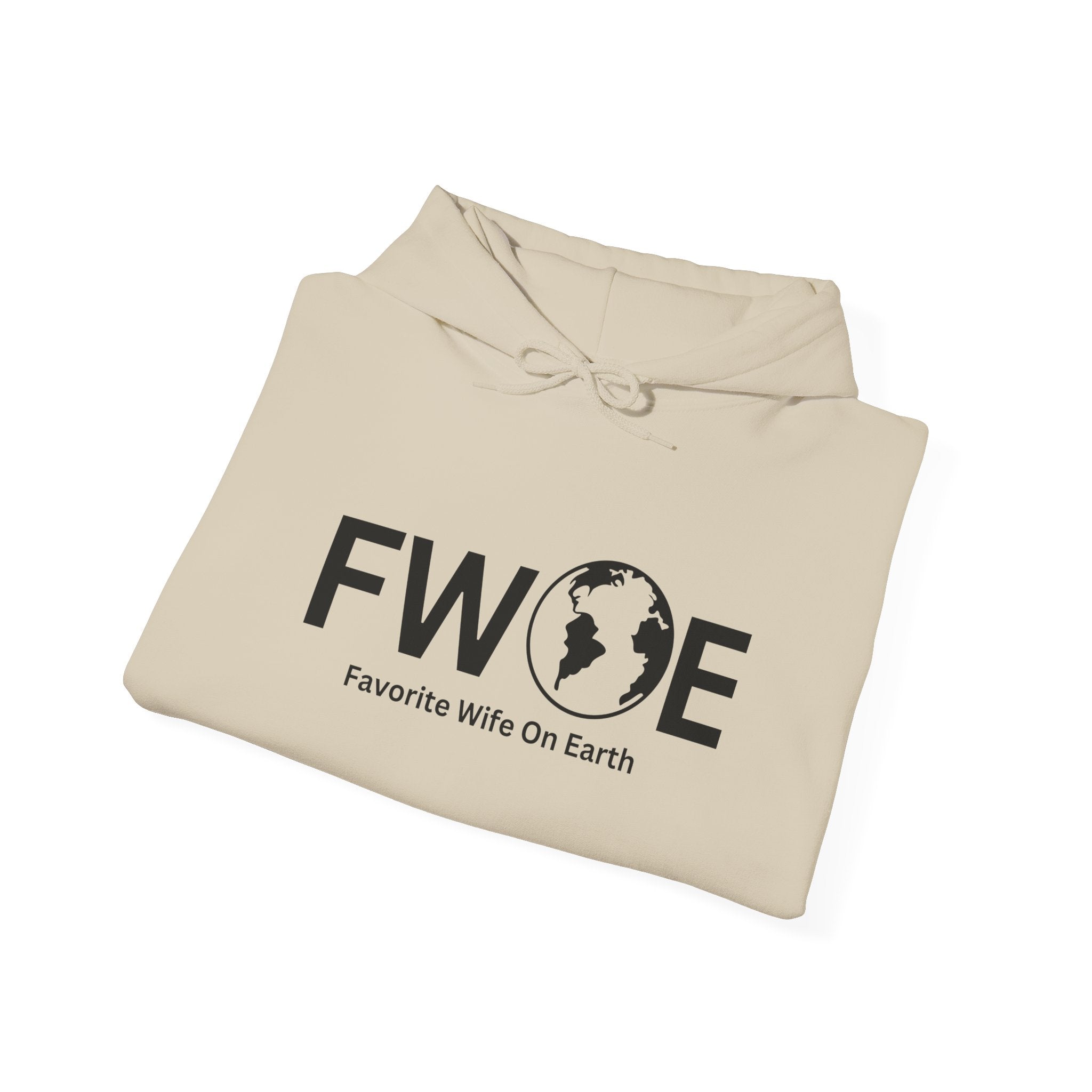 Favorite Wife On Earth (FWOE) Hooded Sweatshirt - Cozy and Stylish Hoodie for Cold Days