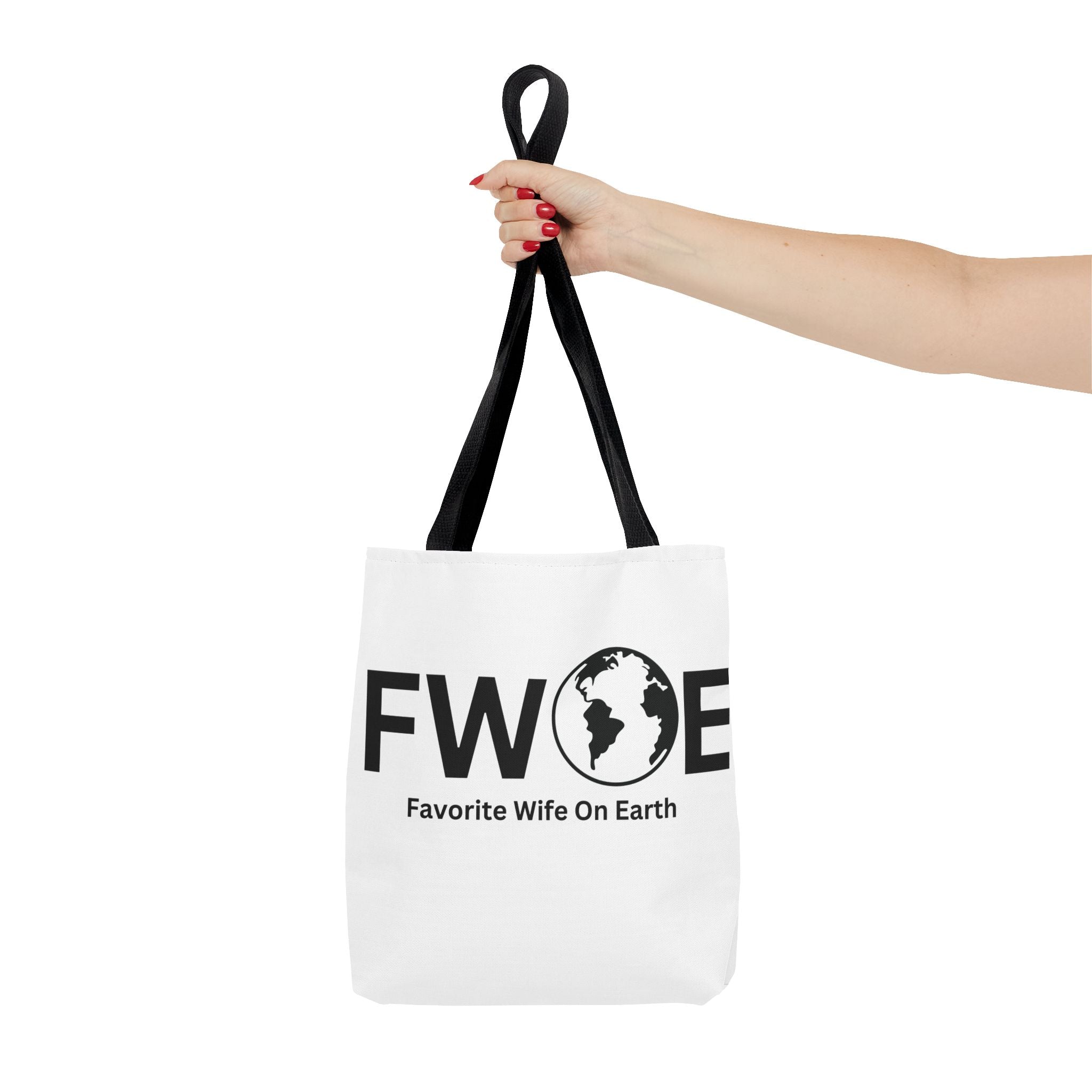 Favorite Wife On Earth (FWOE) Tote Bag - Custom Printed Stylish and Functional Tote
