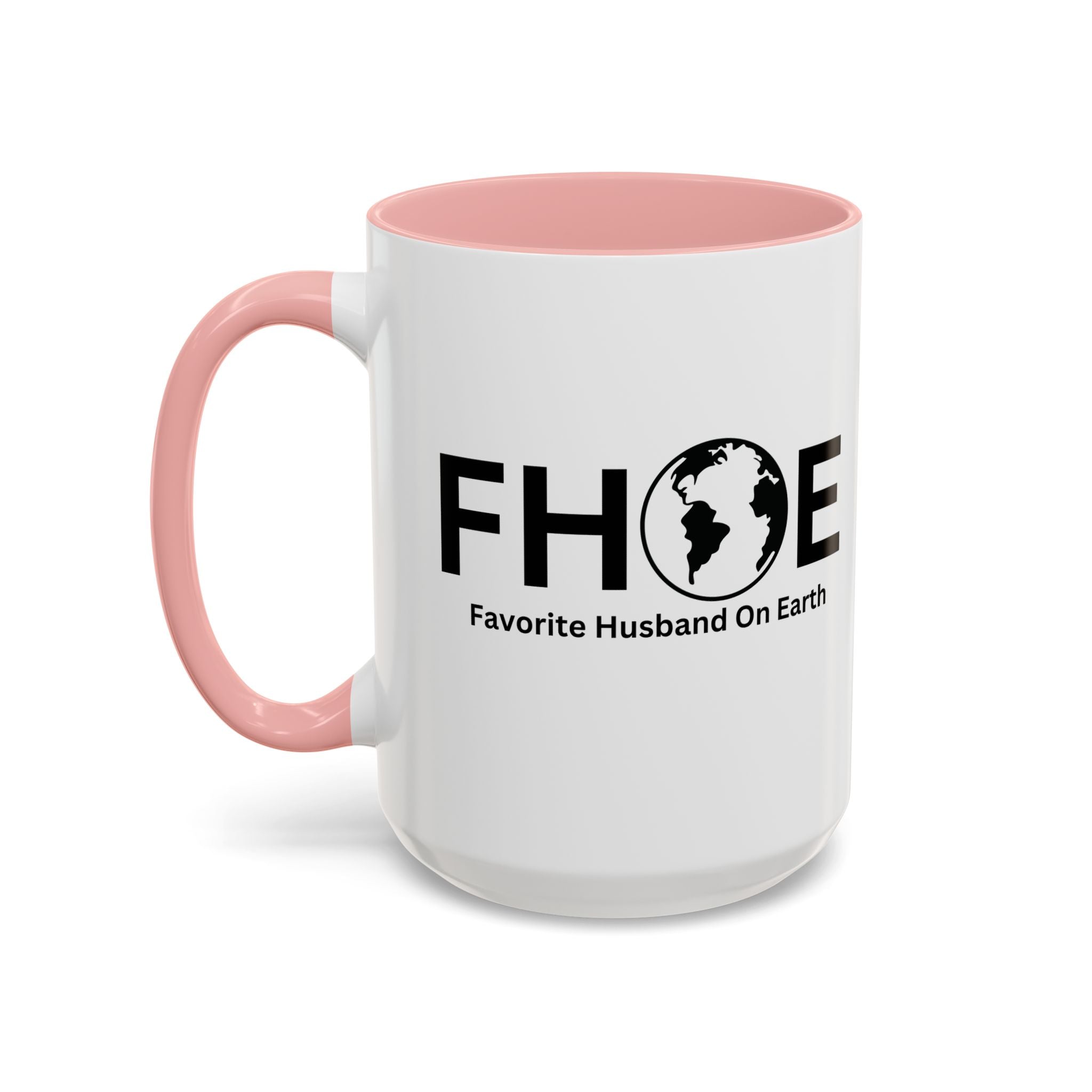 Favorite Husband On Earth (FHOE) Accent Coffee Mug (11oz, 15oz)