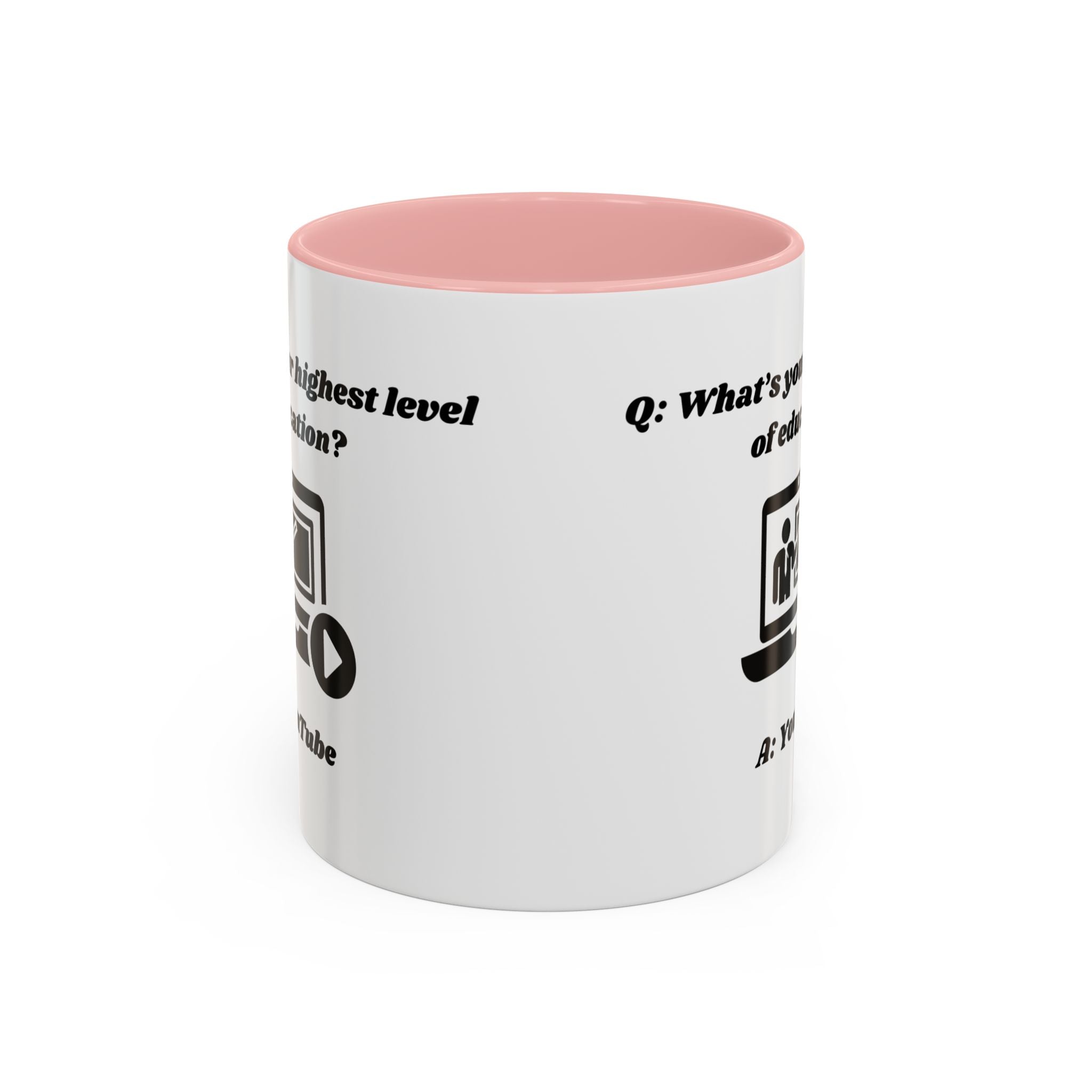 What's your highest level of education? YouTube Accent Coffee Mug (11oz, 15oz)