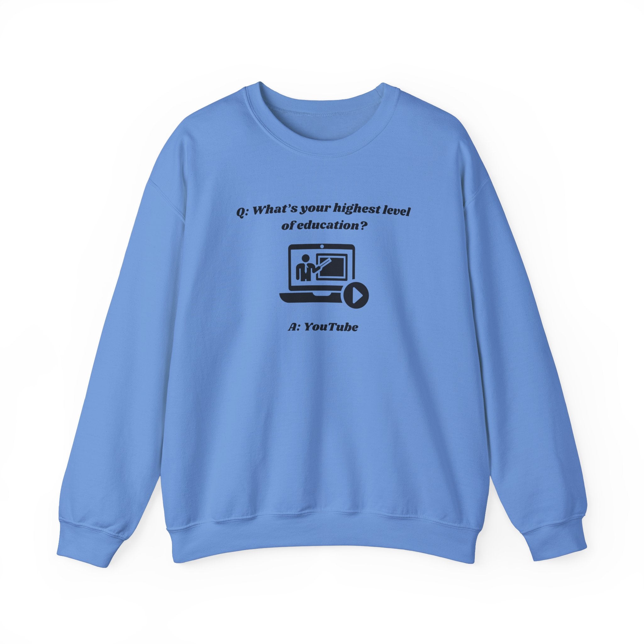 What's your highest level of education? YouTube - Unisex Sweatshirt