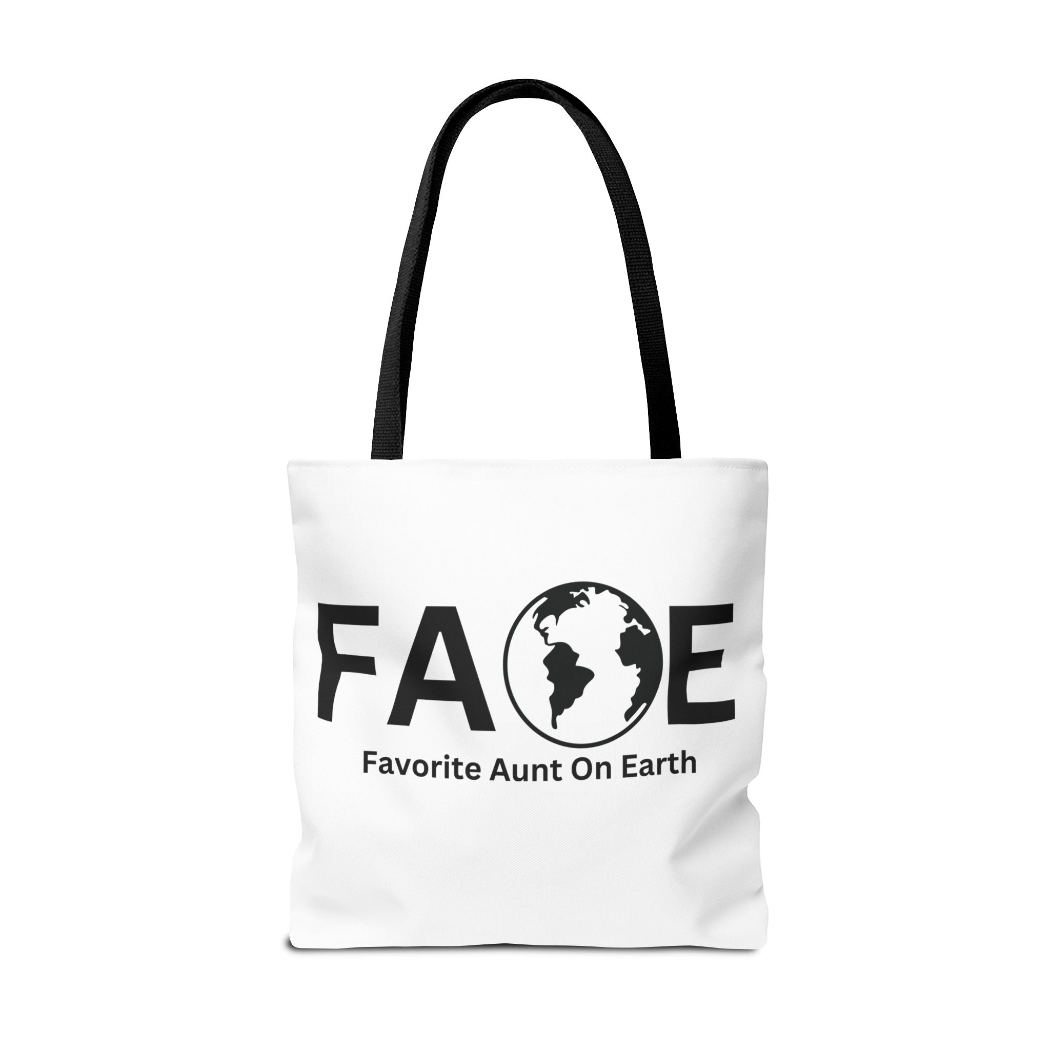 Favorite Aunt On Earth (FAOE) Tote Bag - Custom Printed Stylish and Functional Tote