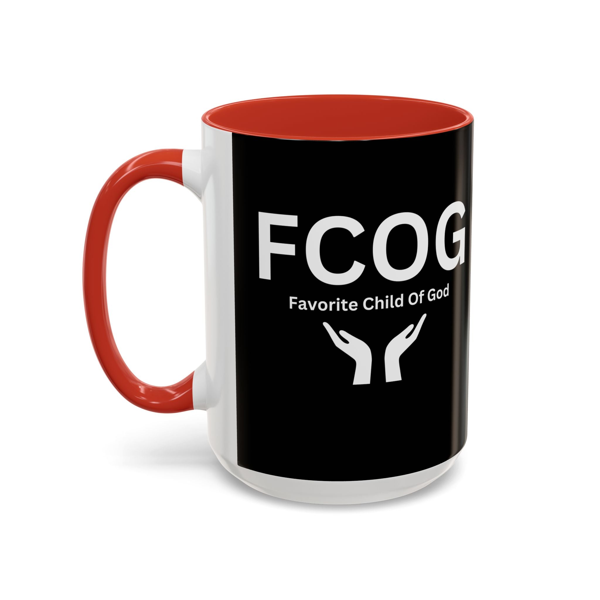 Favorite Child of God (FCOG) Accent Coffee Mug (11, 15oz)