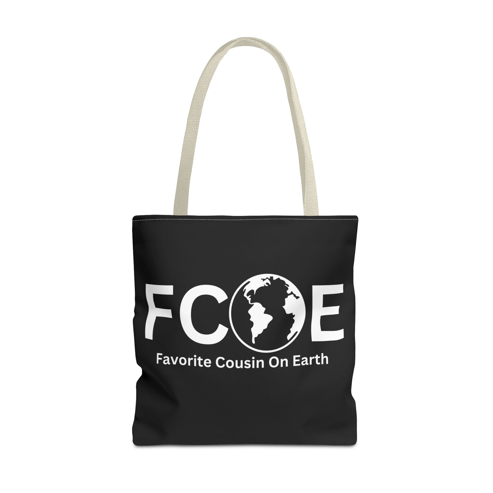 Favorite Cousin On Earth (FCOE) Tote Bag - Custom Printed Stylish and Functional Tote