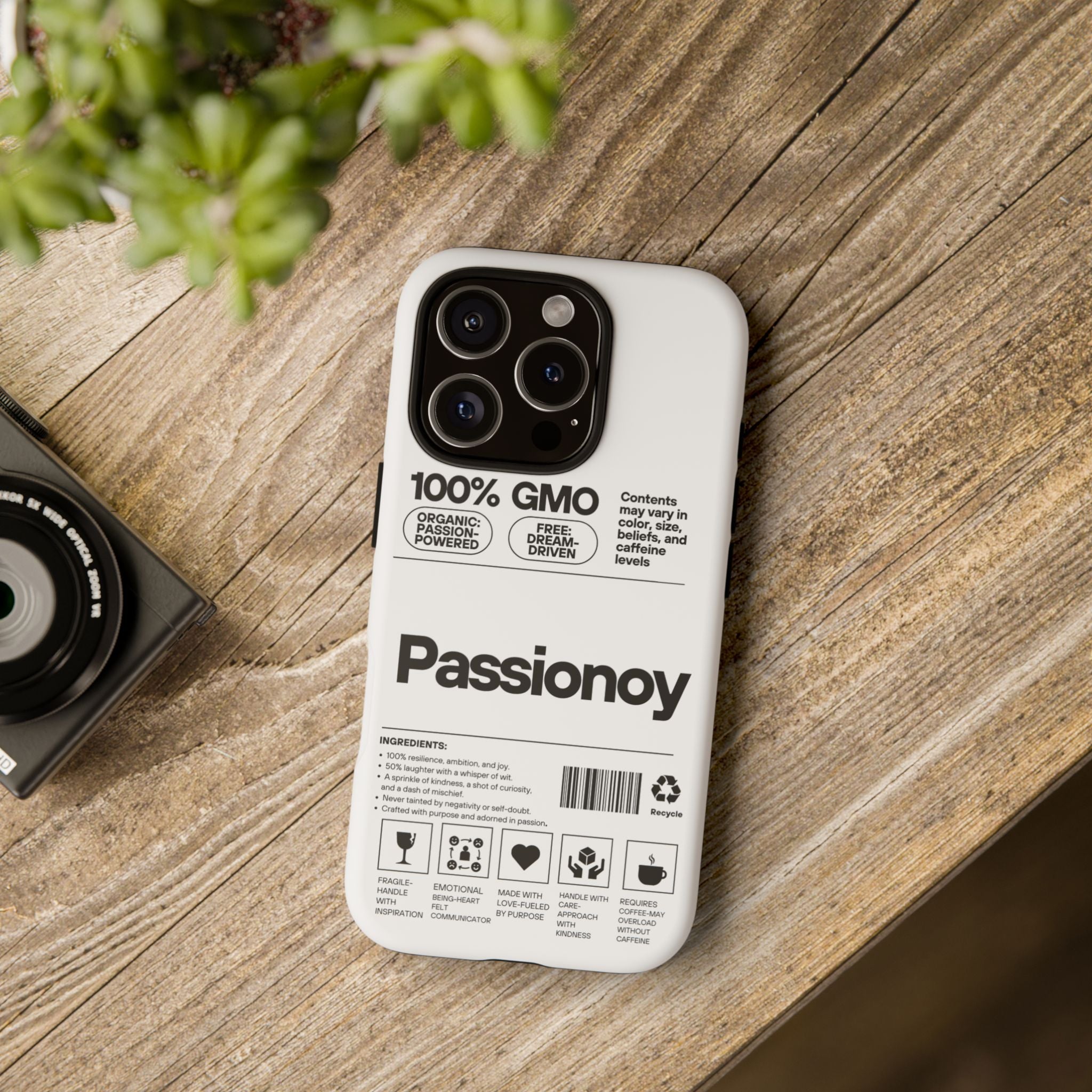 Passionoy Label Tough Cases - Custom Protective Phone Cases for iPhone, Samsung Galaxy, and Google Pixel