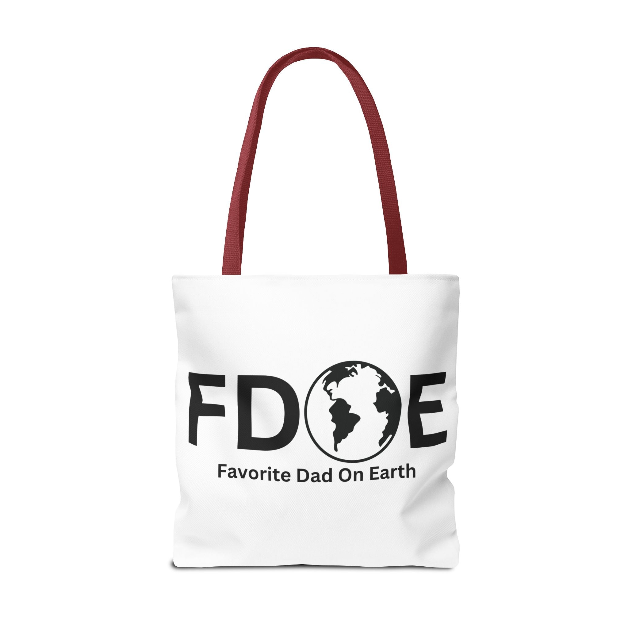 Favorite Dad On Earth (FDOE) Tote Bag- Custom Printed Stylish and Functional Tote