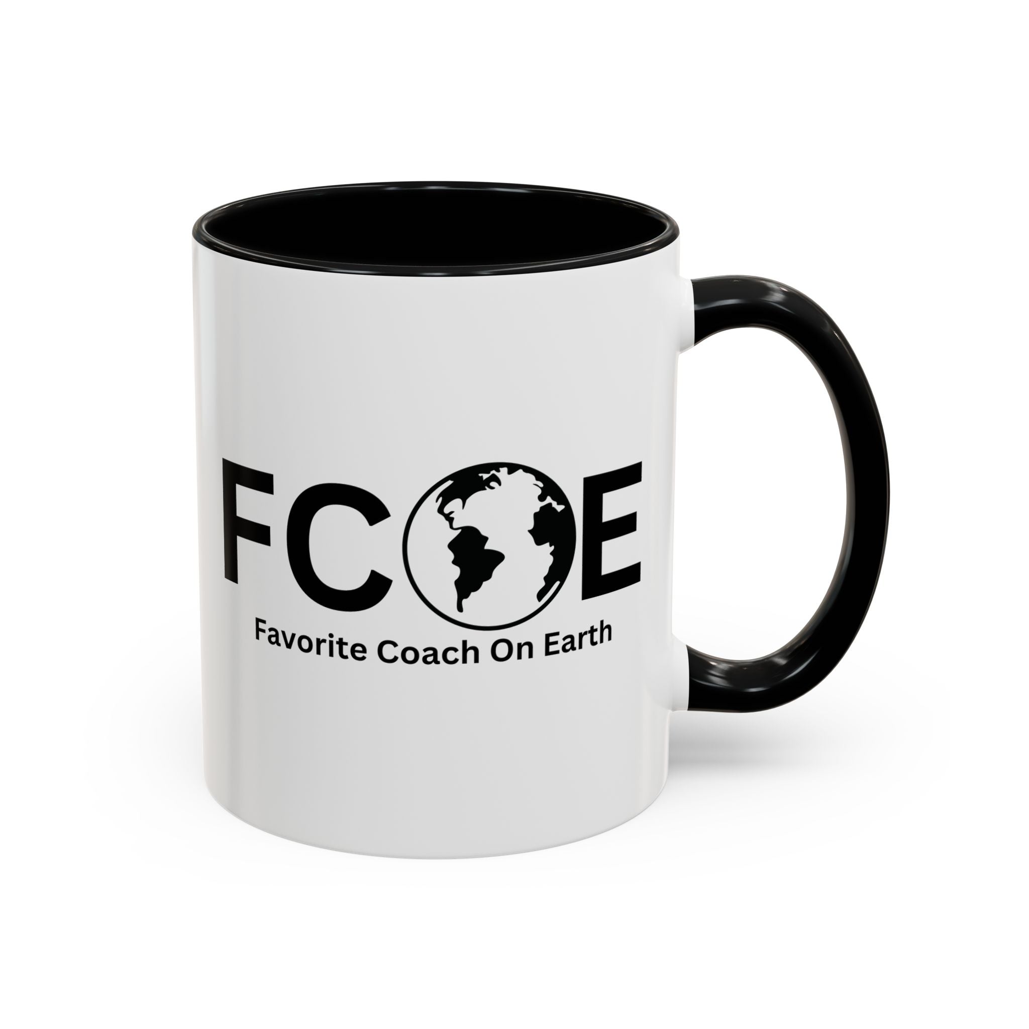 Favorite Coach On Earth (FCOE) Accent Coffee Mug (11oz, 15oz)