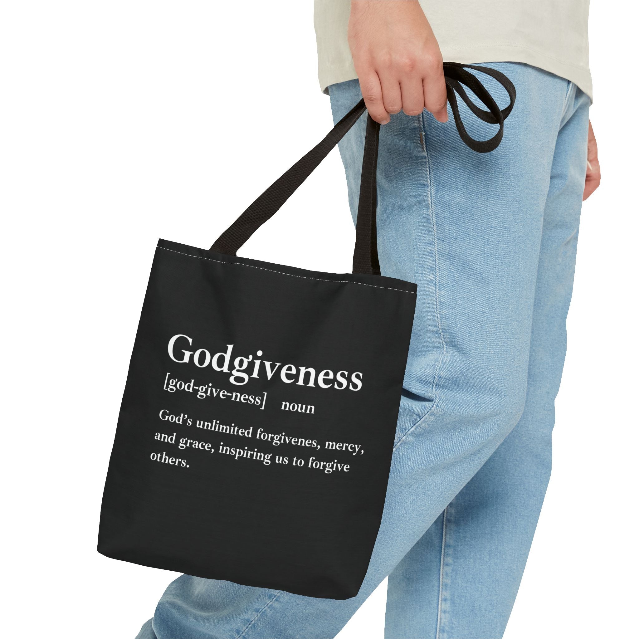 Godgiveness Tote Bag - Custom Printed Stylish and Functional Tote