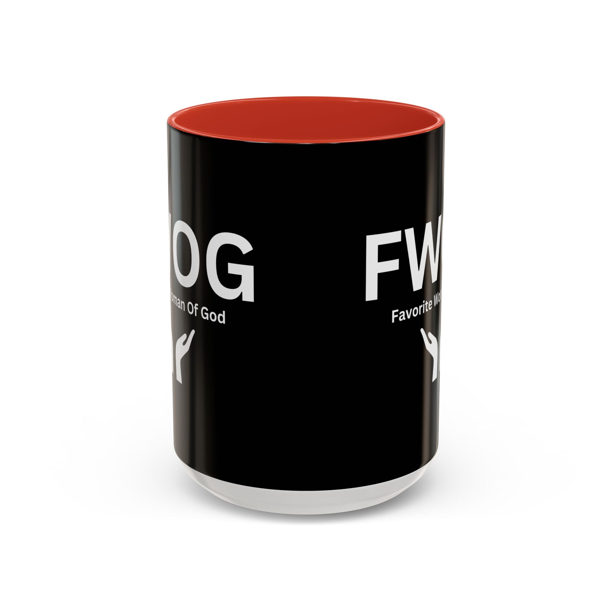 Favorite Woman of God (FWOG) Accent Coffee Mug (11oz, 15oz)