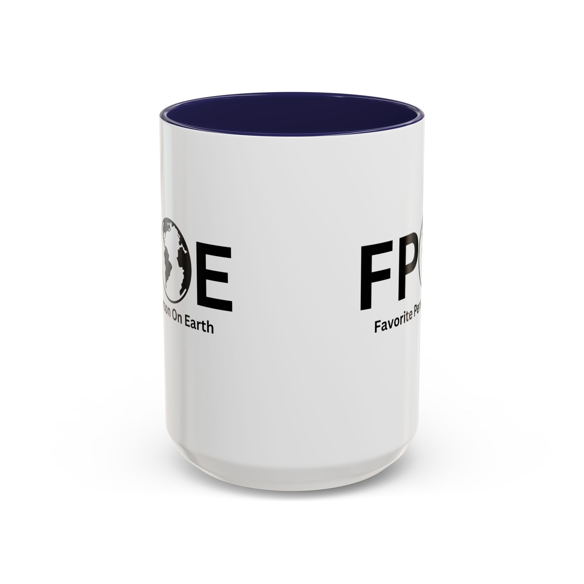 Favorite Person On Earth (FPOE) Accent Coffee Mug (11oz, 15oz)