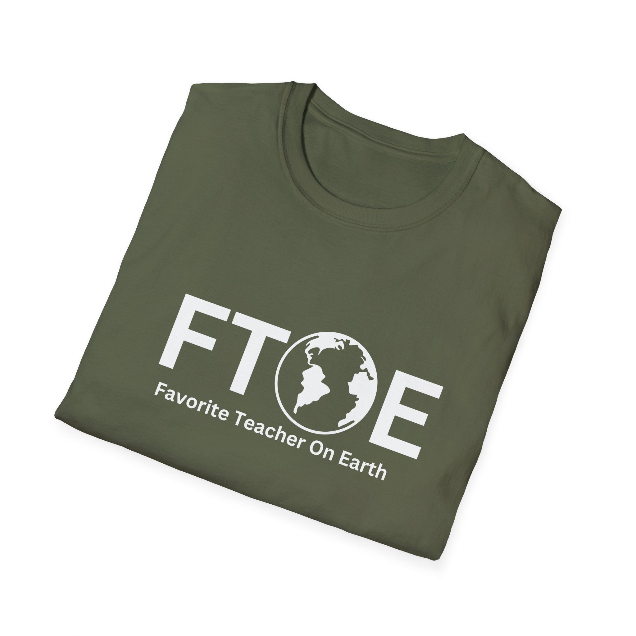 Favorite Teacher On Earth T-Shirt (FTOE) – Customizable Comfort Colors Garment-Dyed Tee