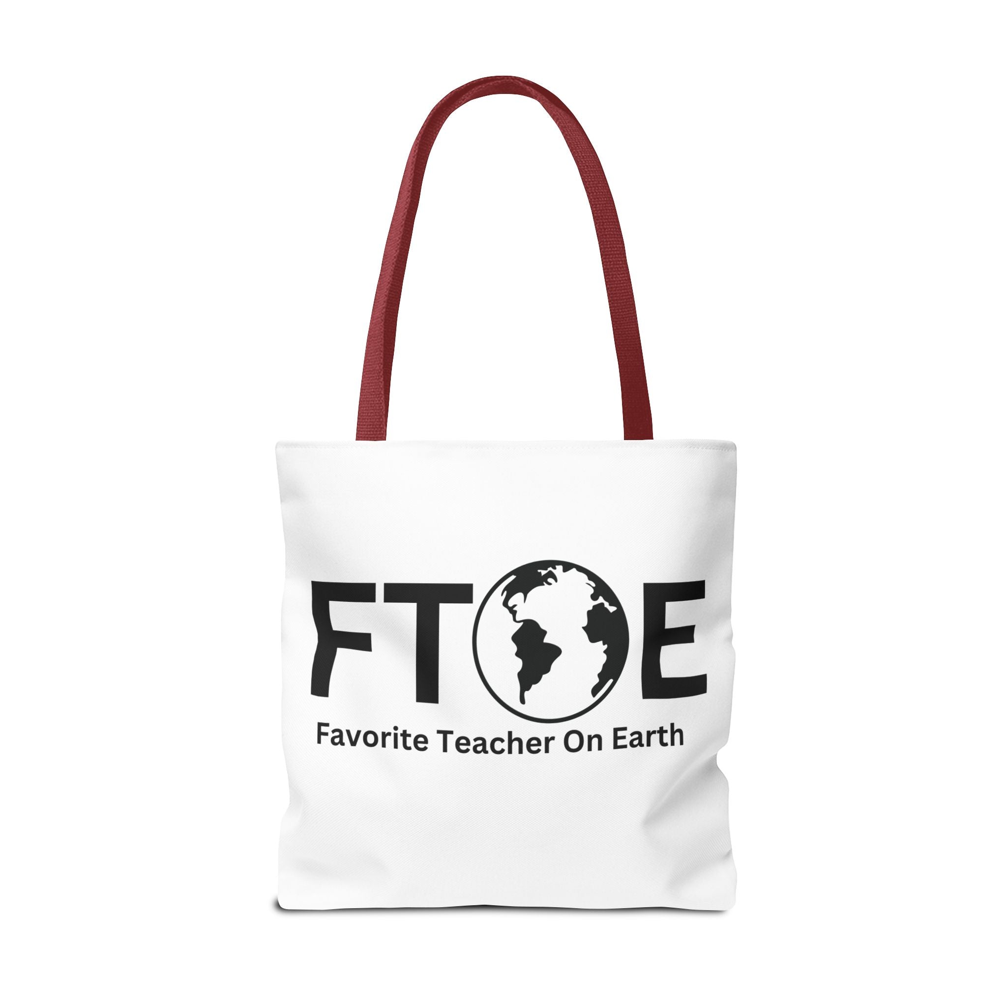Favorite Teacher On Earth (FTOE) Tote Bag - Custom Printed Stylish and Functional Tote