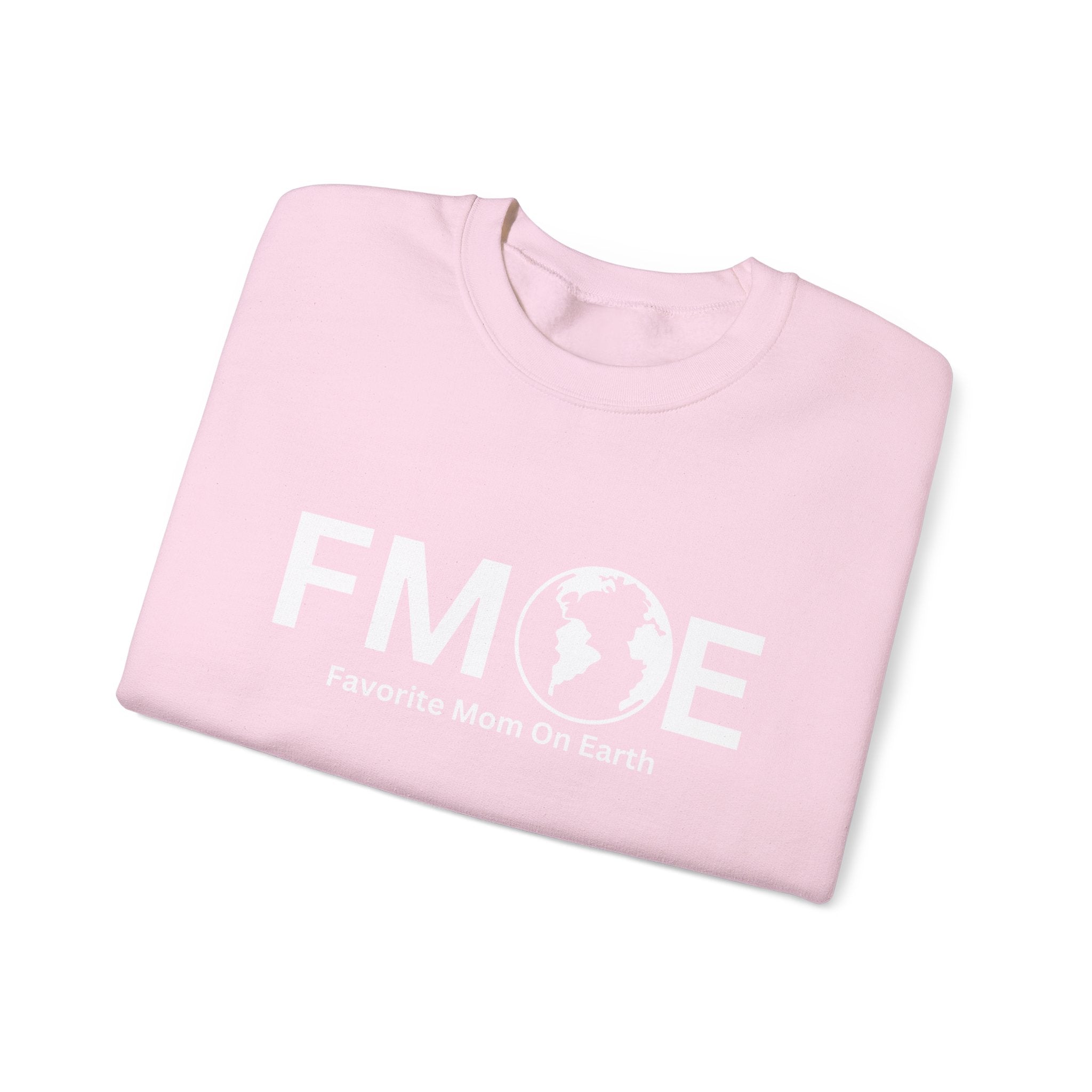Favorite Mom On Earth Sweatshirt - (FMOE) Logo Crewneck for Women