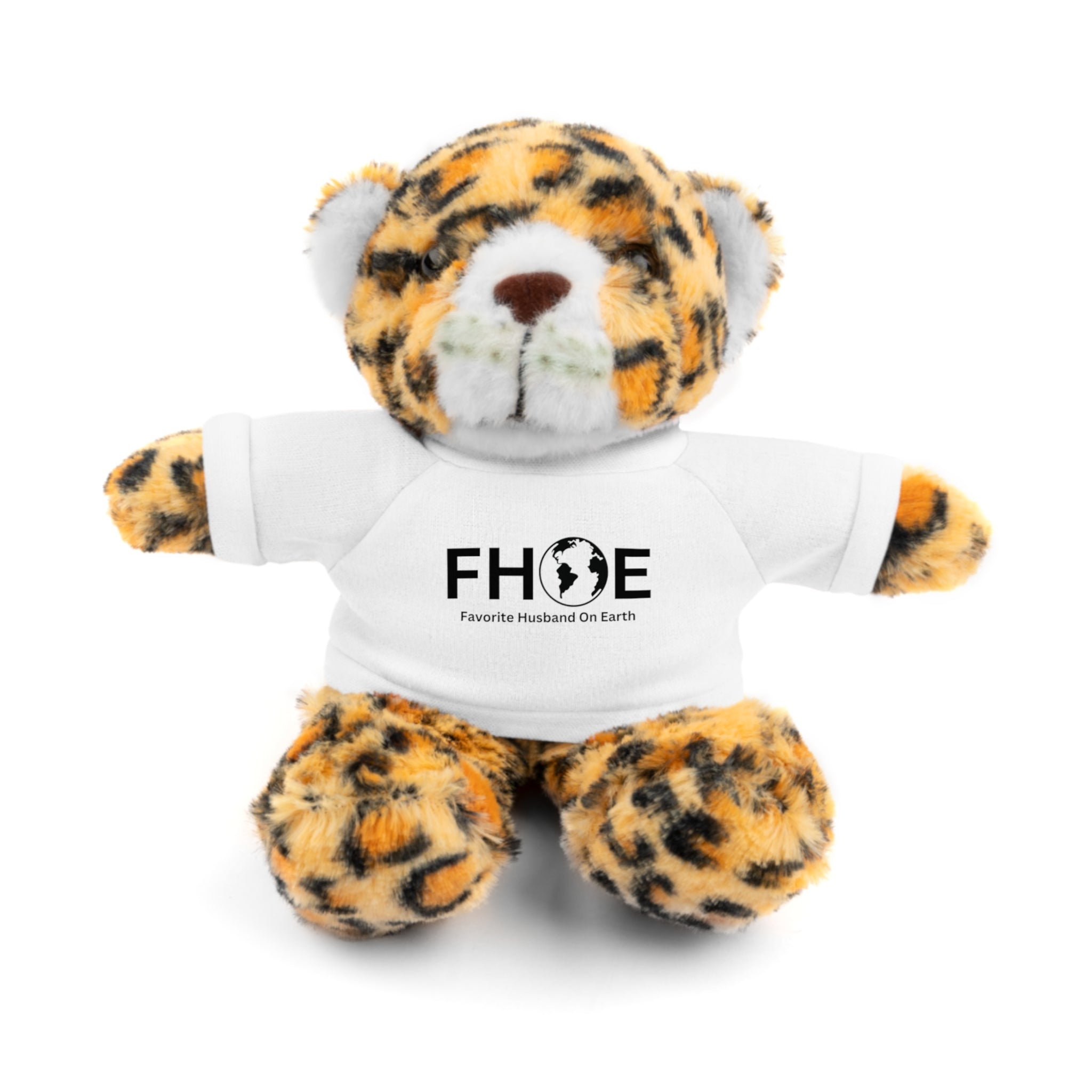 Stuffed Animal Gift – Favorite Husband on Earth (FHOE)– Customizable T-Shirt & Animal