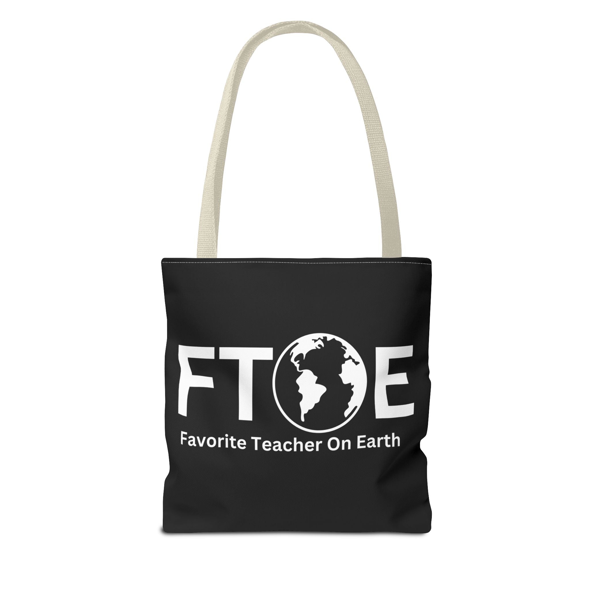 Favorite Teacher On Earth (FTOE) Tote Bag - Custom Printed Stylish and Functional Tote