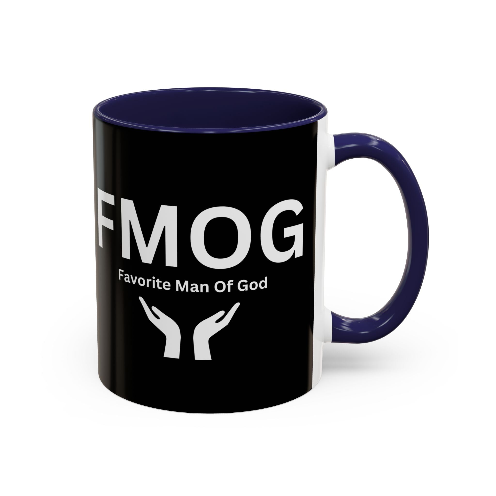 Favorite Man of God (FMOG) Accent Coffee Mug (11, 15oz)