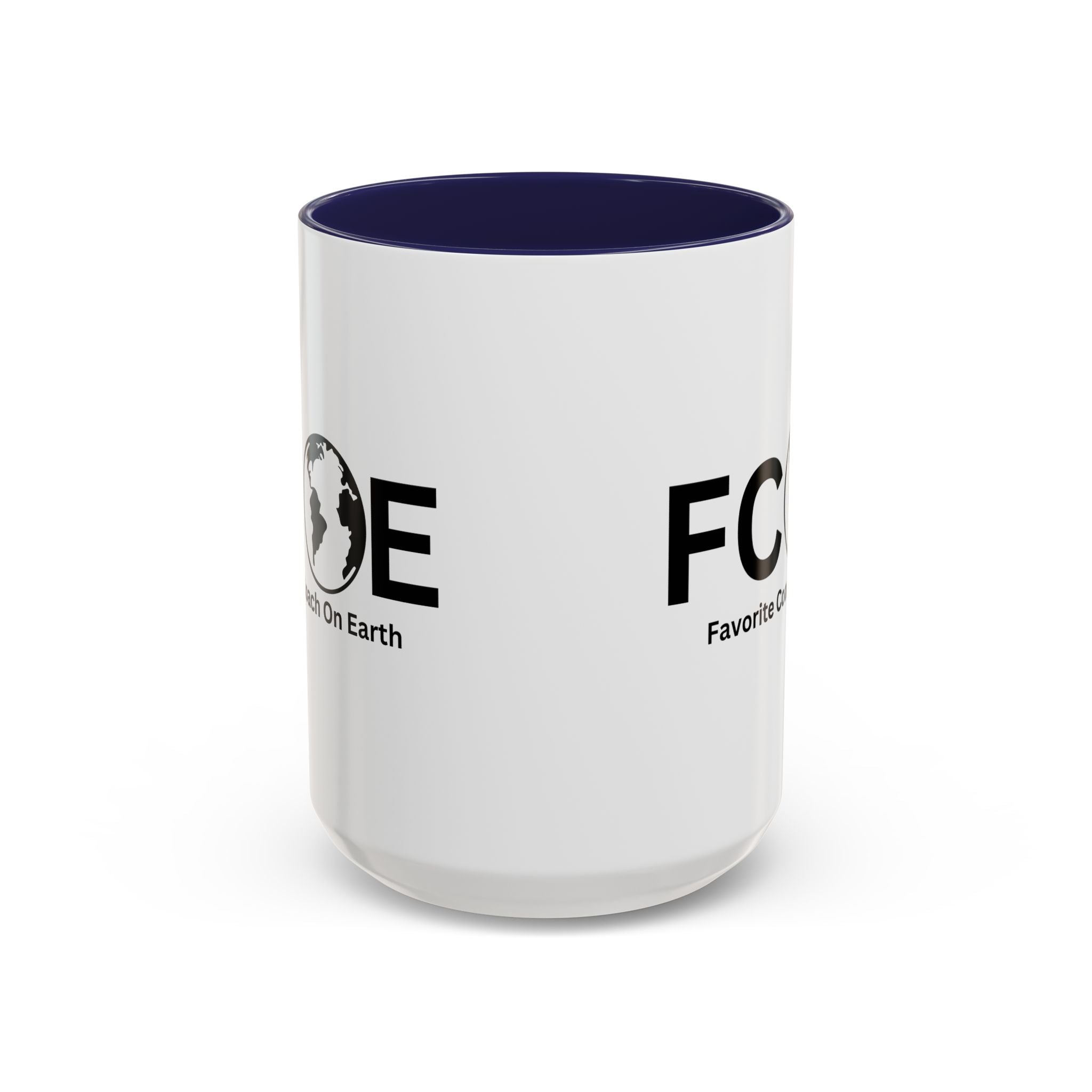 Favorite Coach On Earth (FCOE) Accent Coffee Mug (11oz, 15oz)