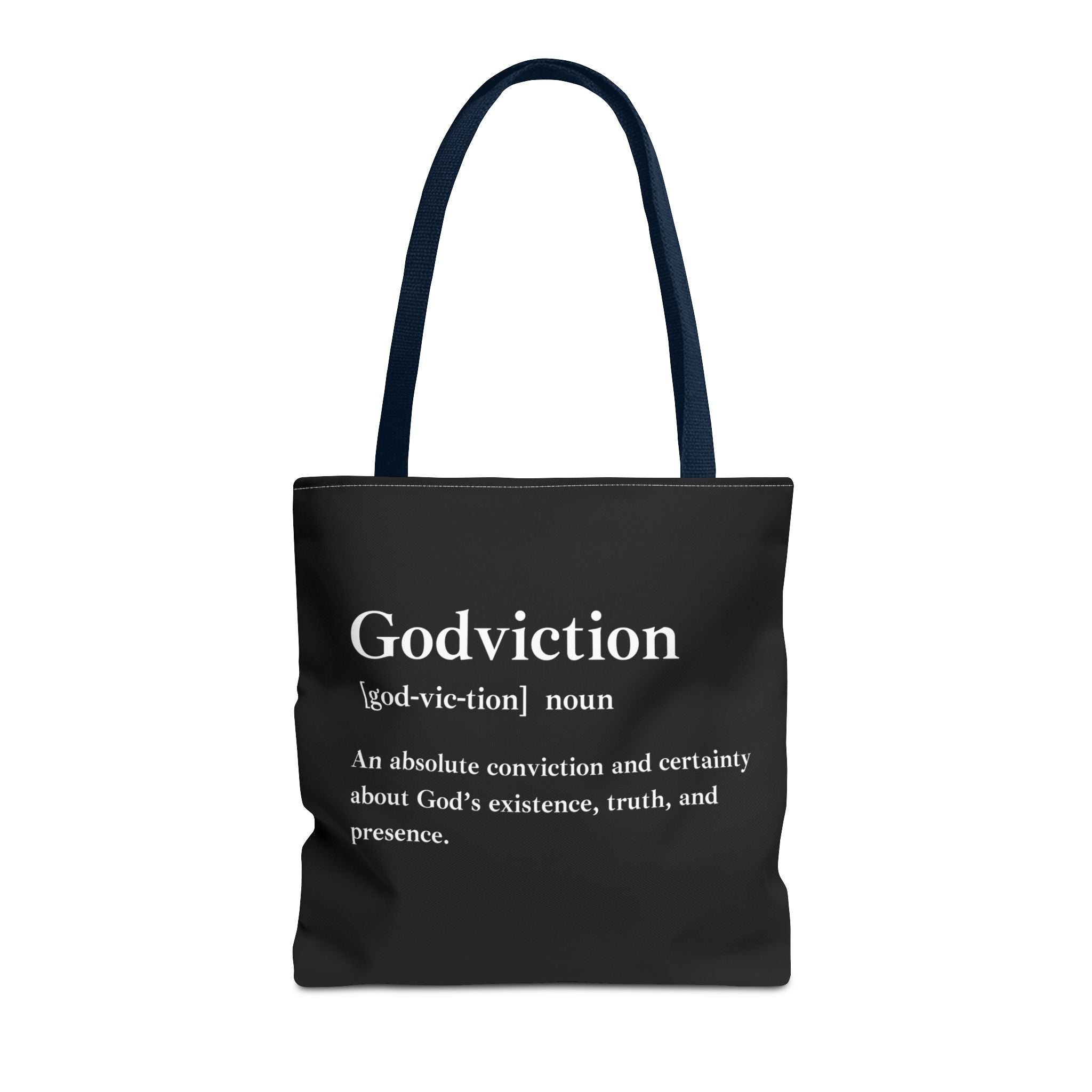 Godviction Tote Bag - Custom Printed Stylish and Functional Tote