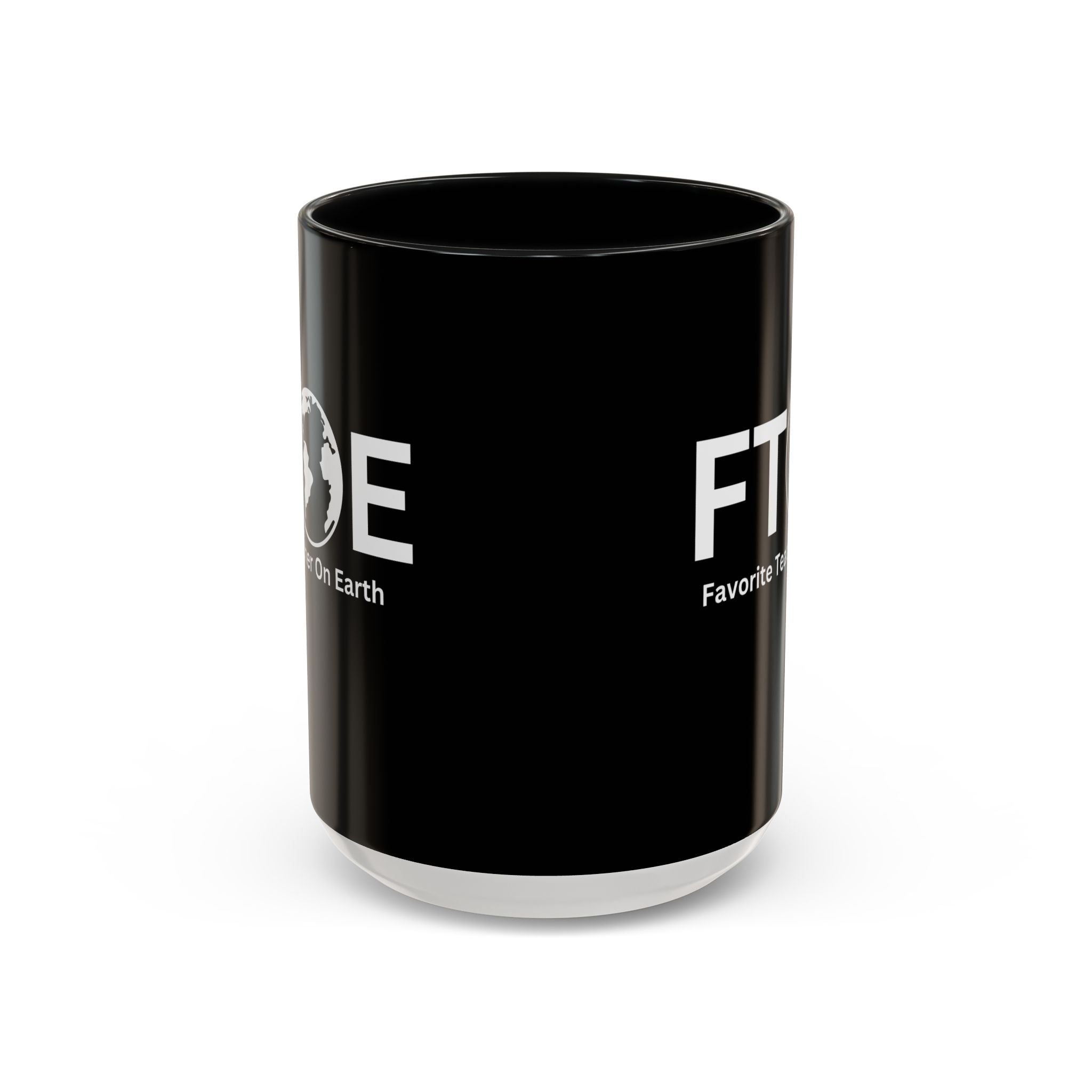 Favorite Teacher On Earth (FTOE) Accent Coffee Mug (11oz, 15oz)