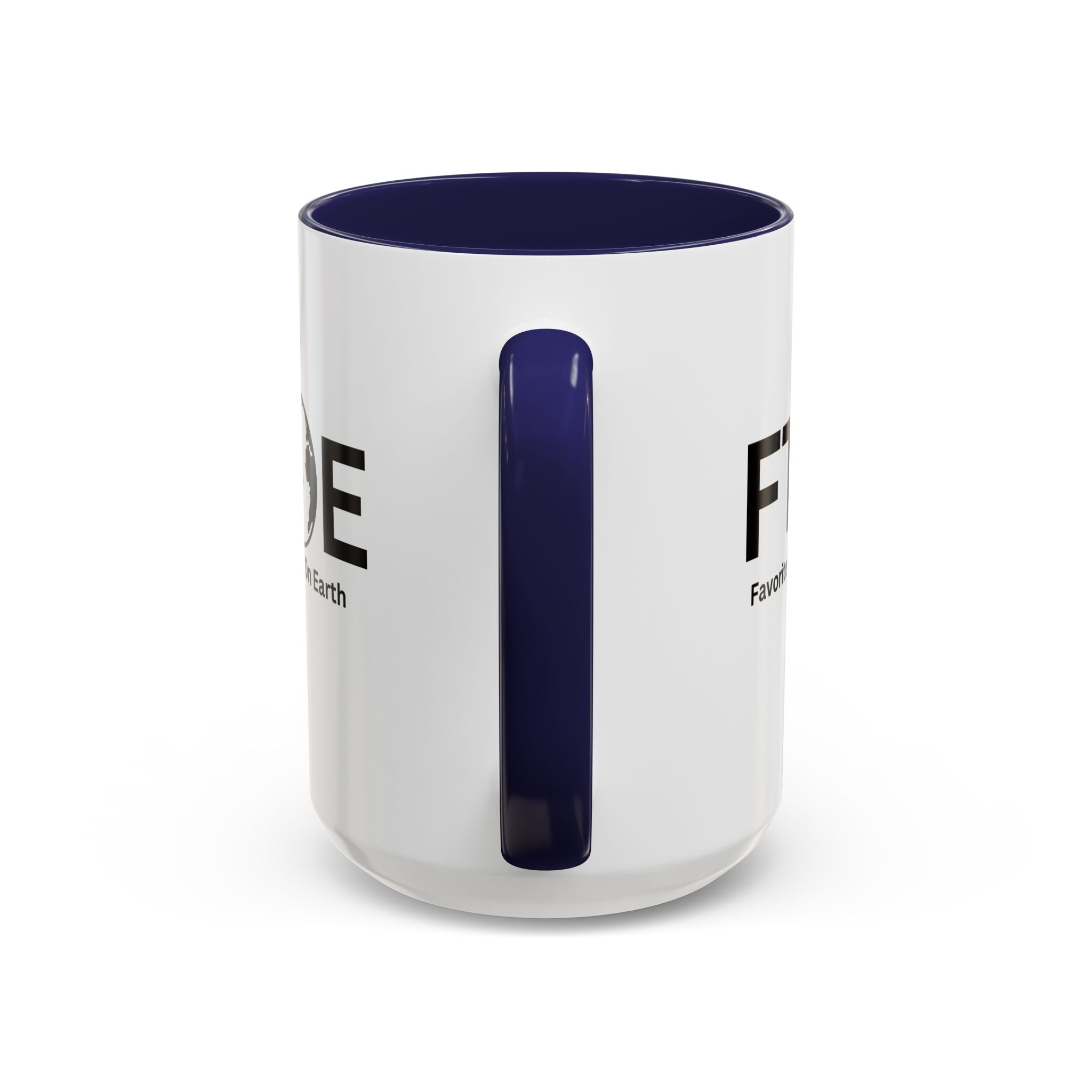 Favorite Teacher On Earth (FTOE) Accent Coffee Mug (11oz, 15oz)