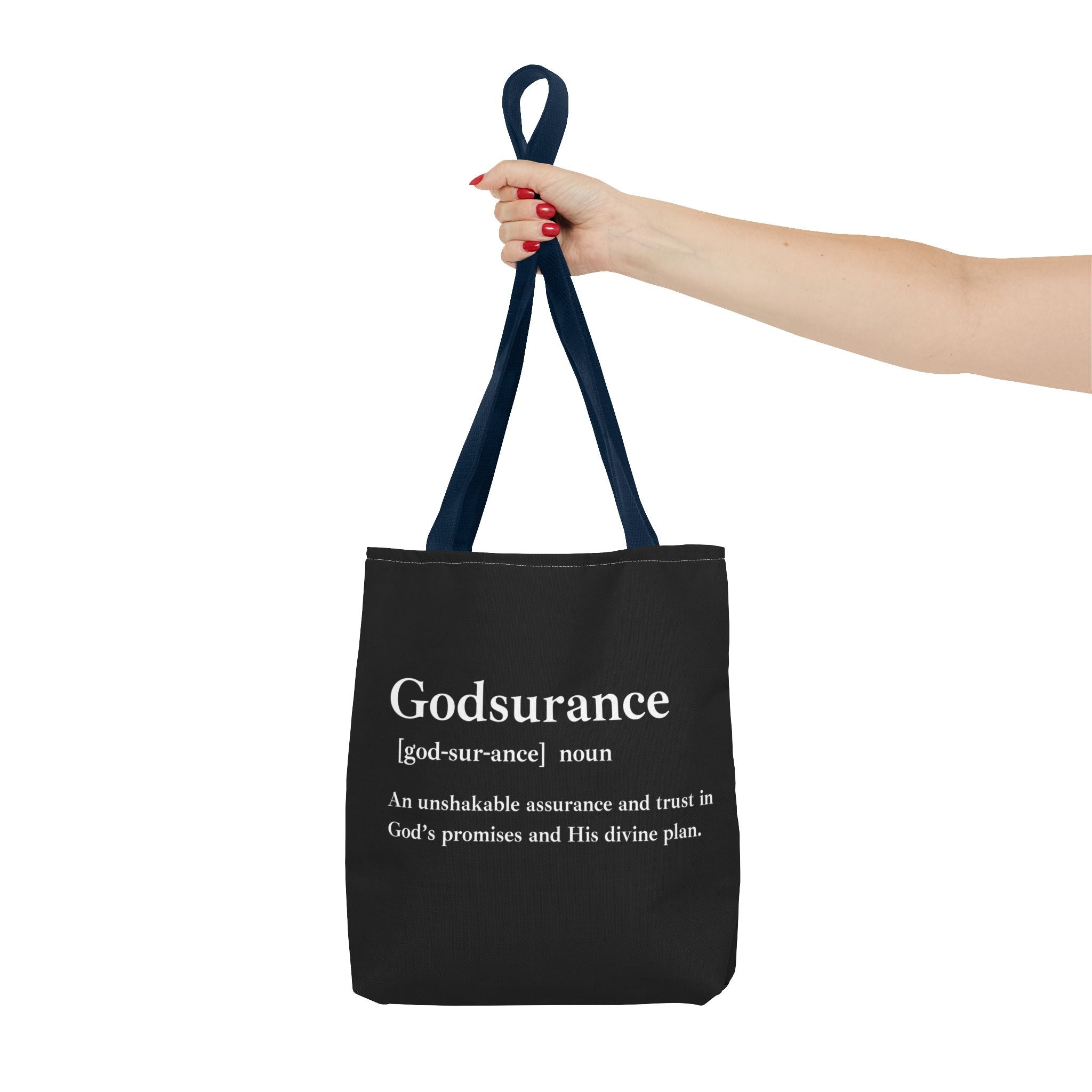 Godsurance Tote Bag - Custom Printed Stylish and Functional Tote